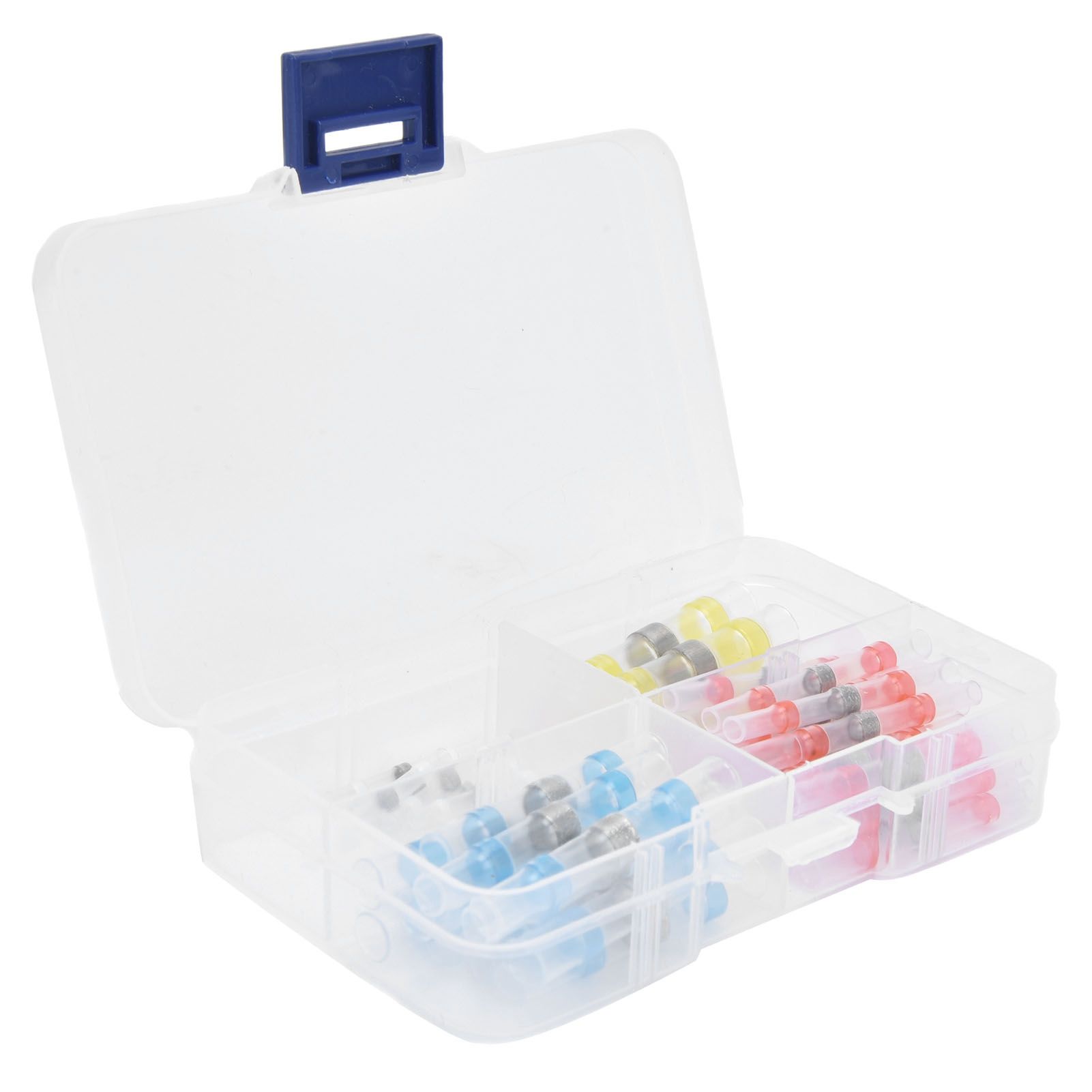 50pcs Waterproof Wire Connectors Bendable Marine Grade Insulated Electrical Wire TerminalsWhite 10 Red 23 Blue 12 Yellow 5 - Image 1