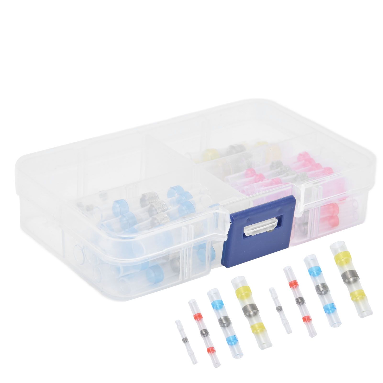50pcs Waterproof Wire Connectors Bendable Marine Grade Insulated Electrical Wire TerminalsWhite 10 Red 23 Blue 12 Yellow 5 - Image 8