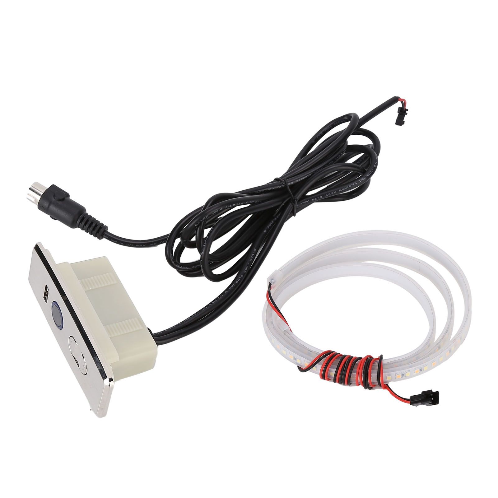 5 Pin Power Recliner Switch Brushed DC 3 Button Straight Sofa Controller with 1m Light Strip - Image 3
