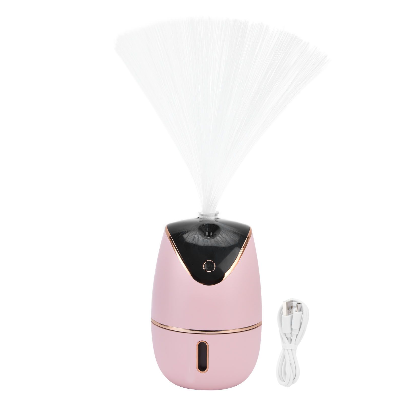 540ml Large Capacity Humidifier with Special Effects Light Air Humidifier Diffuser for Home Car USB ChargingPink - Image 1