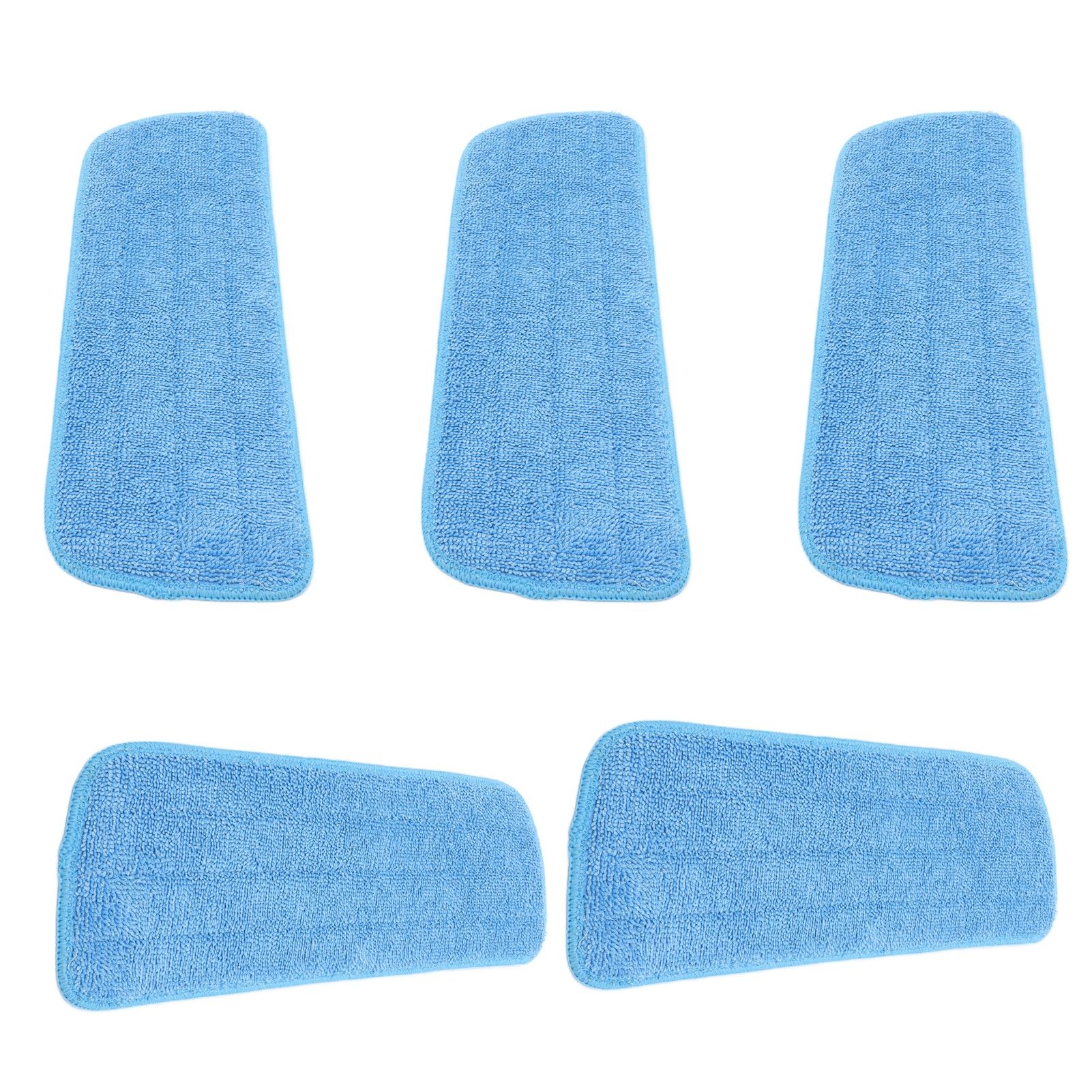 5PCS Microfiber Flat Mop Pad Mopping Cleaning Cloth Replacement for 14x41cm Hook and Loop Mop Universal - Image 2