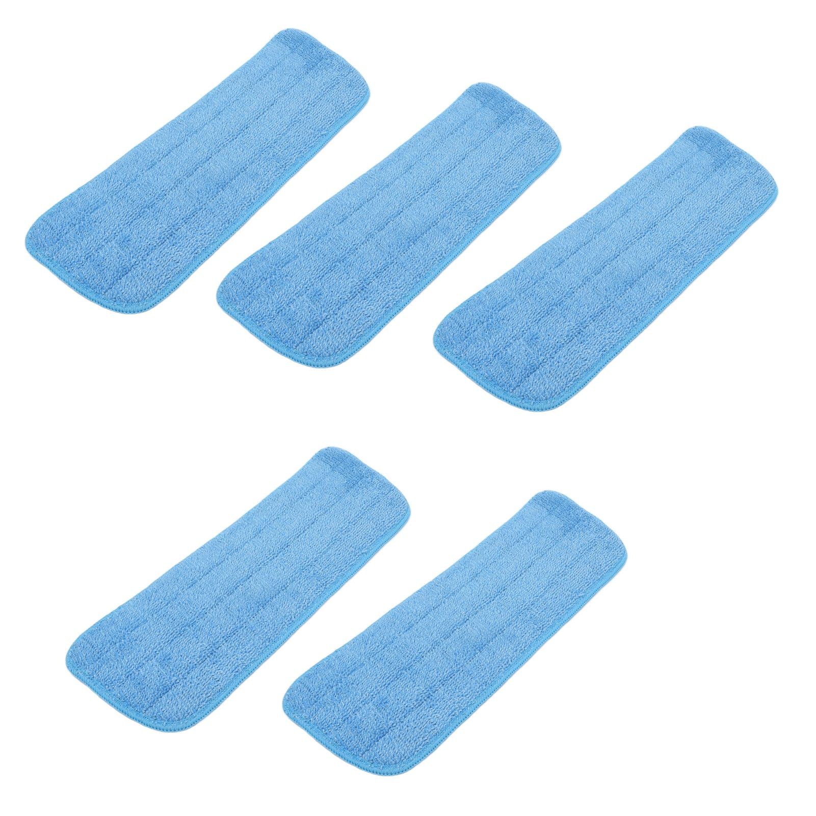 5PCS Microfiber Flat Mop Pad Mopping Cleaning Cloth Replacement for 14x41cm Hook and Loop Mop Universal - Image 4