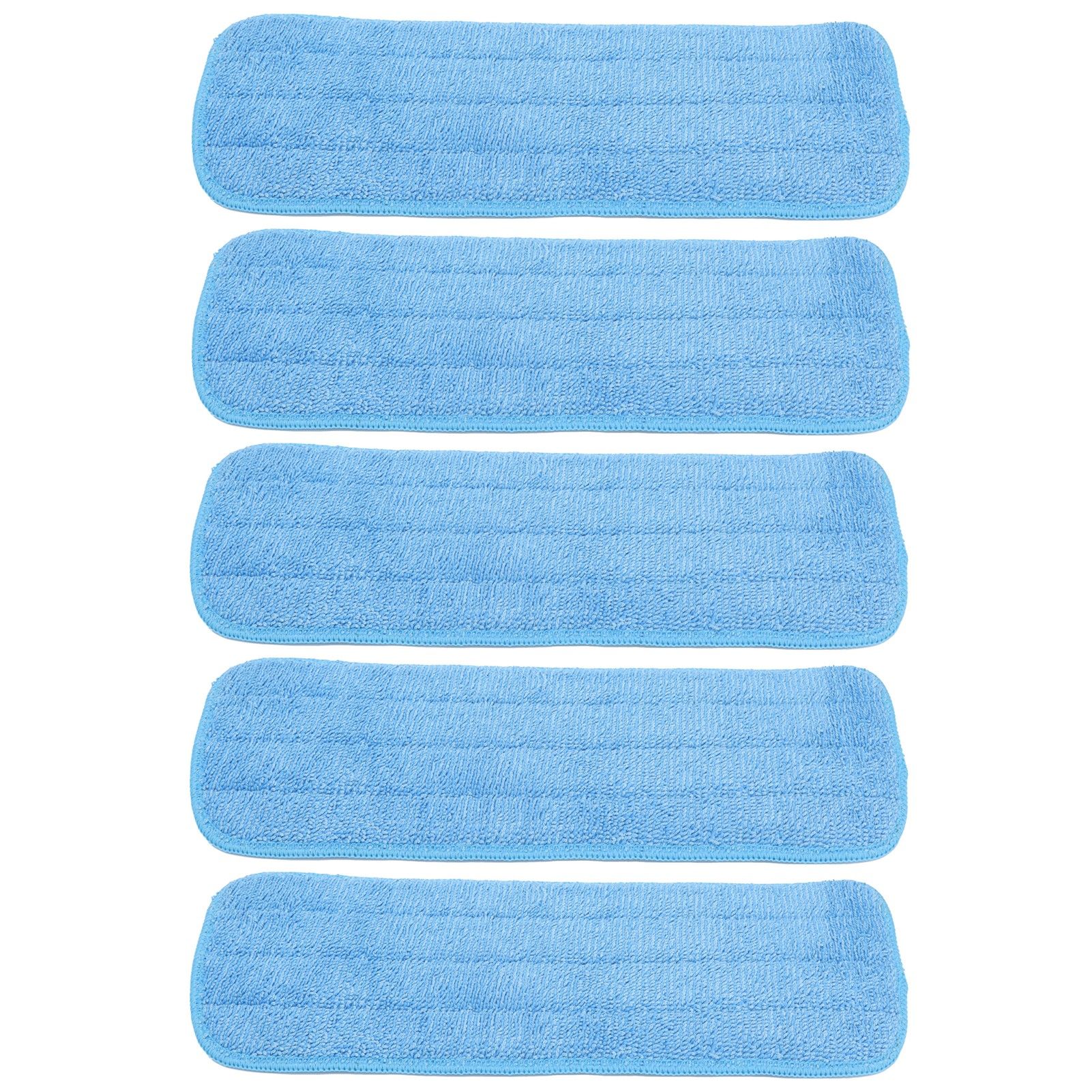 5PCS Microfiber Flat Mop Pad Mopping Cleaning Cloth Replacement for 14x41cm Hook and Loop Mop Universal - Image 5