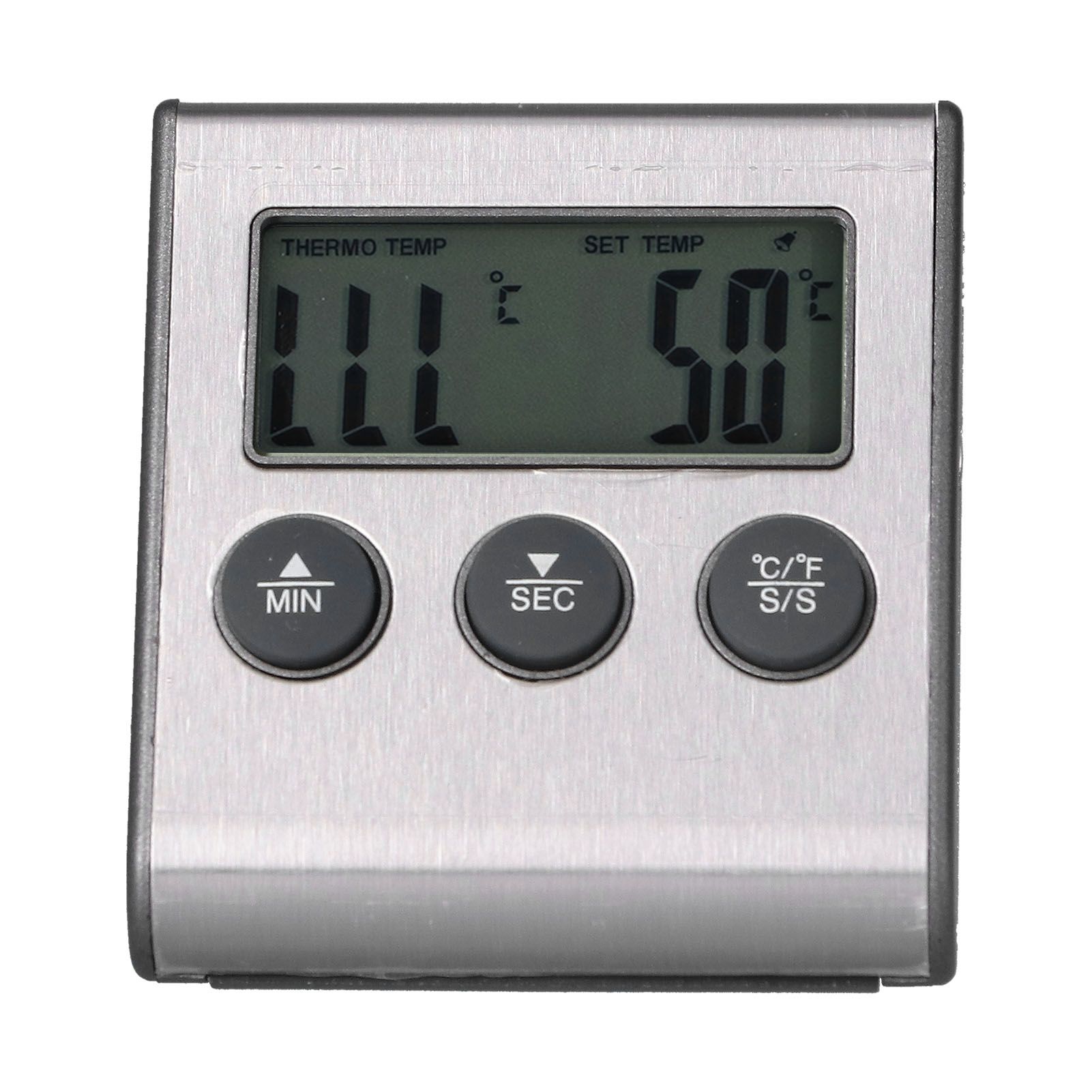 Magnet Design Barbecue Thermometer Food Meat Temperature Meter with Alarm Function for Kitchen - Image 2