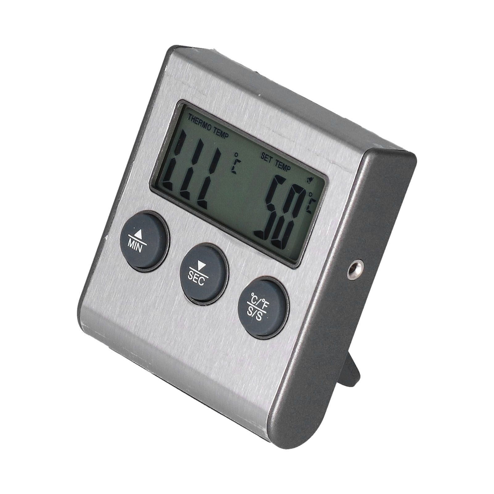 Magnet Design Barbecue Thermometer Food Meat Temperature Meter with Alarm Function for Kitchen - Image 4