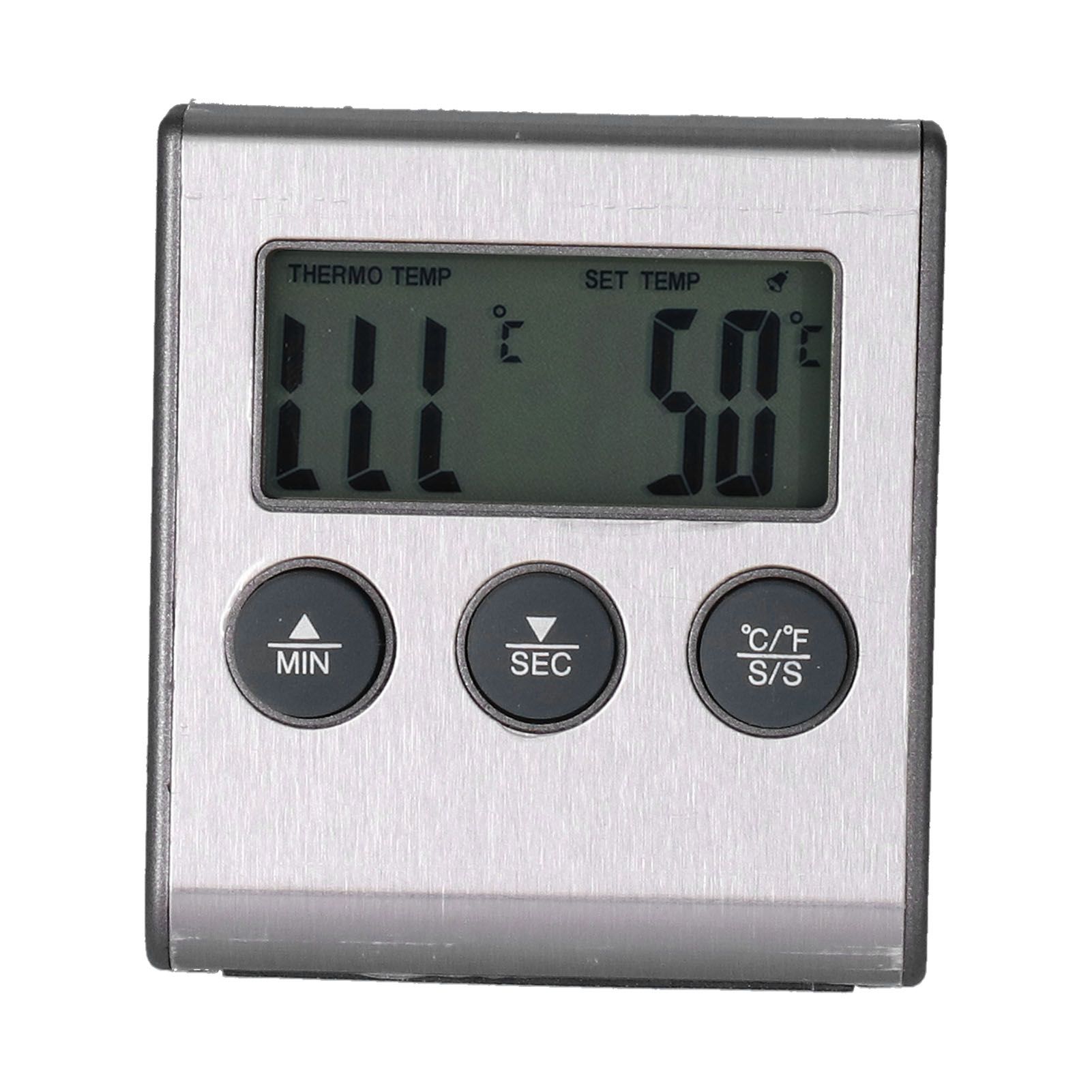 Magnet Design Barbecue Thermometer Food Meat Temperature Meter with Alarm Function for Kitchen - Image 5