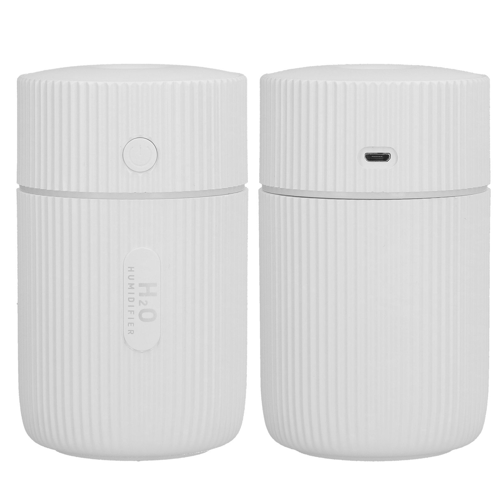 Mini Humidifier with Colorful Light Desktop Humidifier USB Powered for Car Office Room BedroomWhite - Image 7