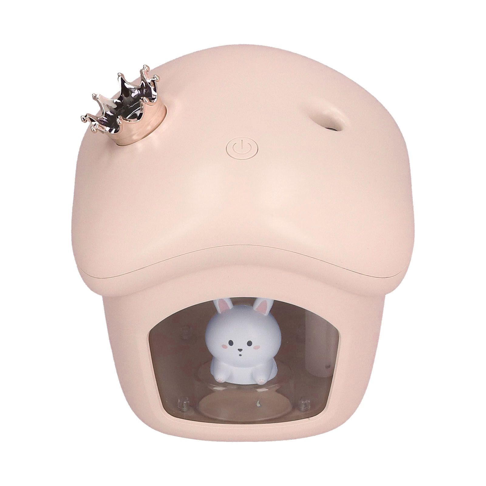 Air Humidifier USB Charging 2 Gears Smart Portable Desk Humidifier with 350ml Visible Water TankPink - Image 8