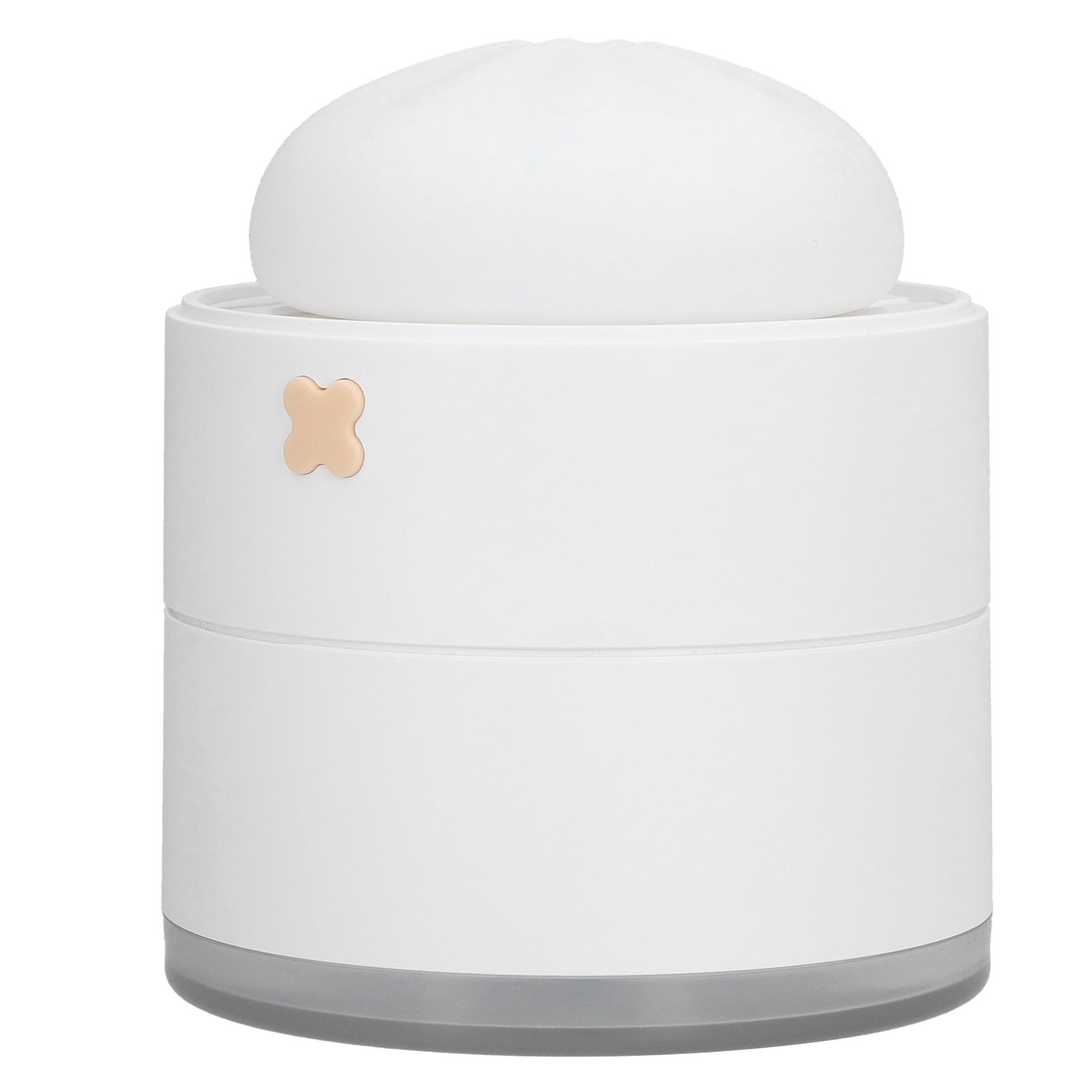 400ml Steamed Bun Shape Air Humidifier 2 Gears Adjustable Desktop Humidifier USB PoweredWhite - Image 5