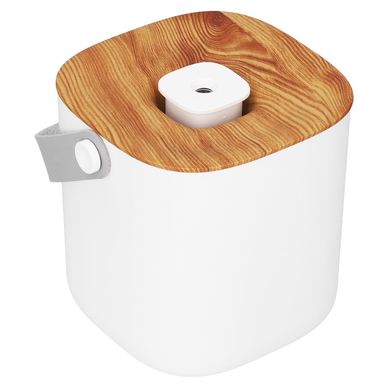 600ml Portable Humidifier USB Charging Nanometer Atomizing Desktop Humidifier Wood Grain 30ml/h - Image 4