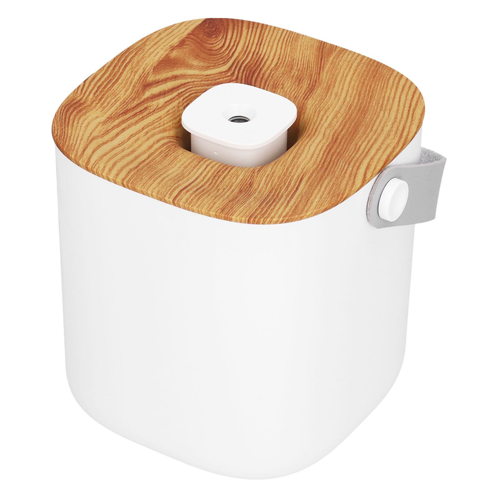 600ml Portable Humidifier USB Charging Nanometer Atomizing Desktop Humidifier Wood Grain 30ml/h - Image 5