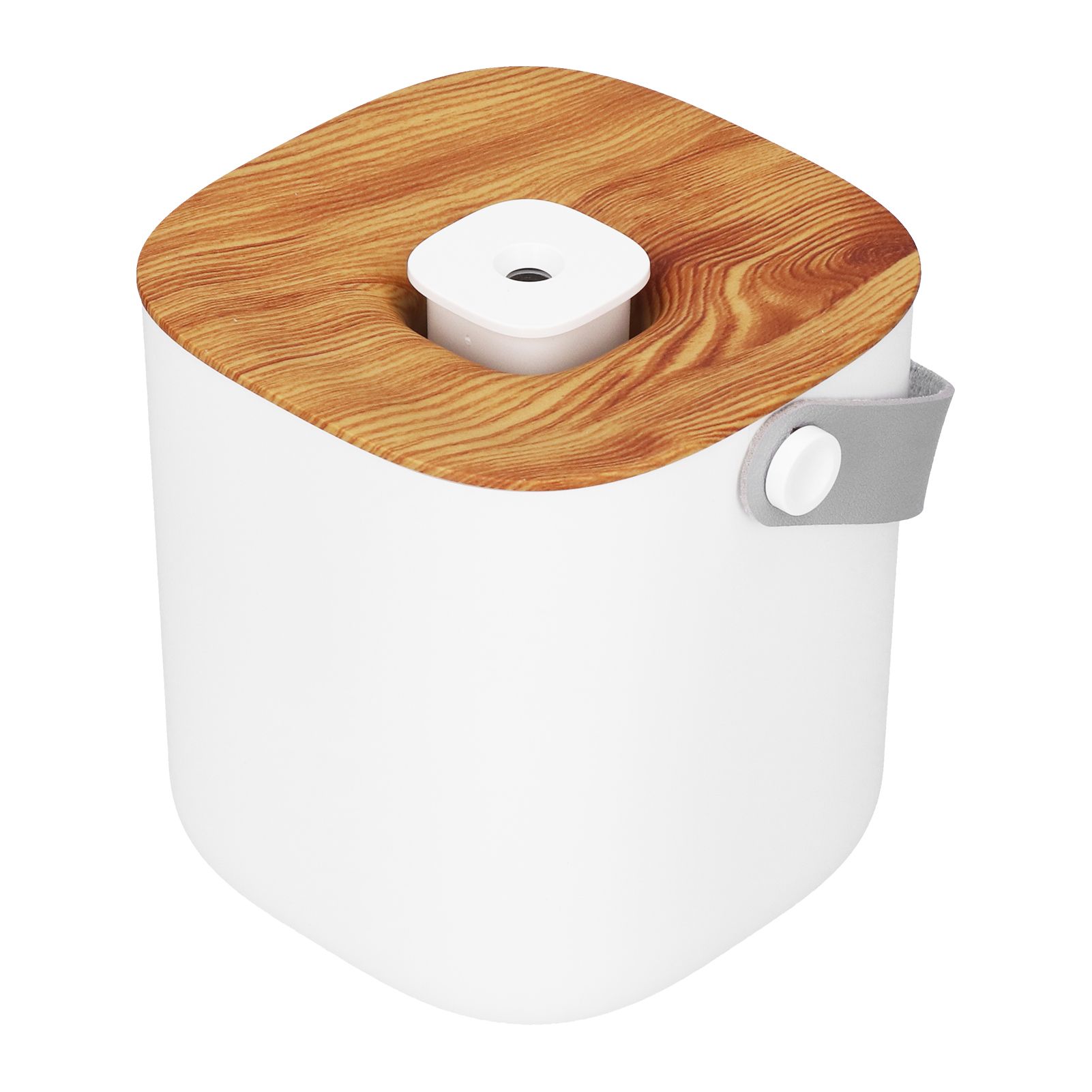 600ml Portable Humidifier USB Charging Nanometer Atomizing Desktop Humidifier Wood Grain 30ml/h - Image 8