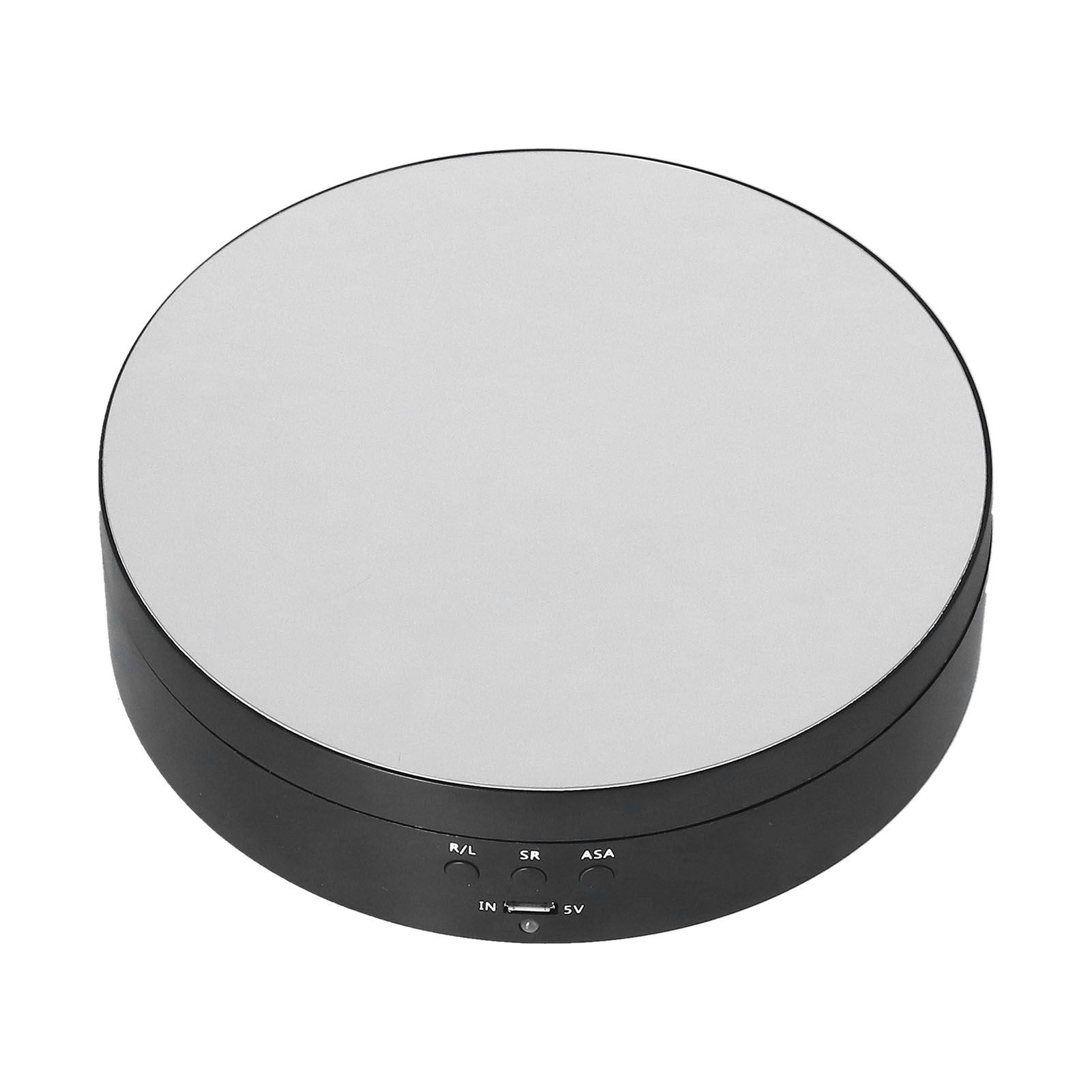 Motorized Rotating Display Stand 138mm Electric Rotating Turntable 3 Speed Adjustable USB Powered Jewelry Display BracketBlack - Image 2