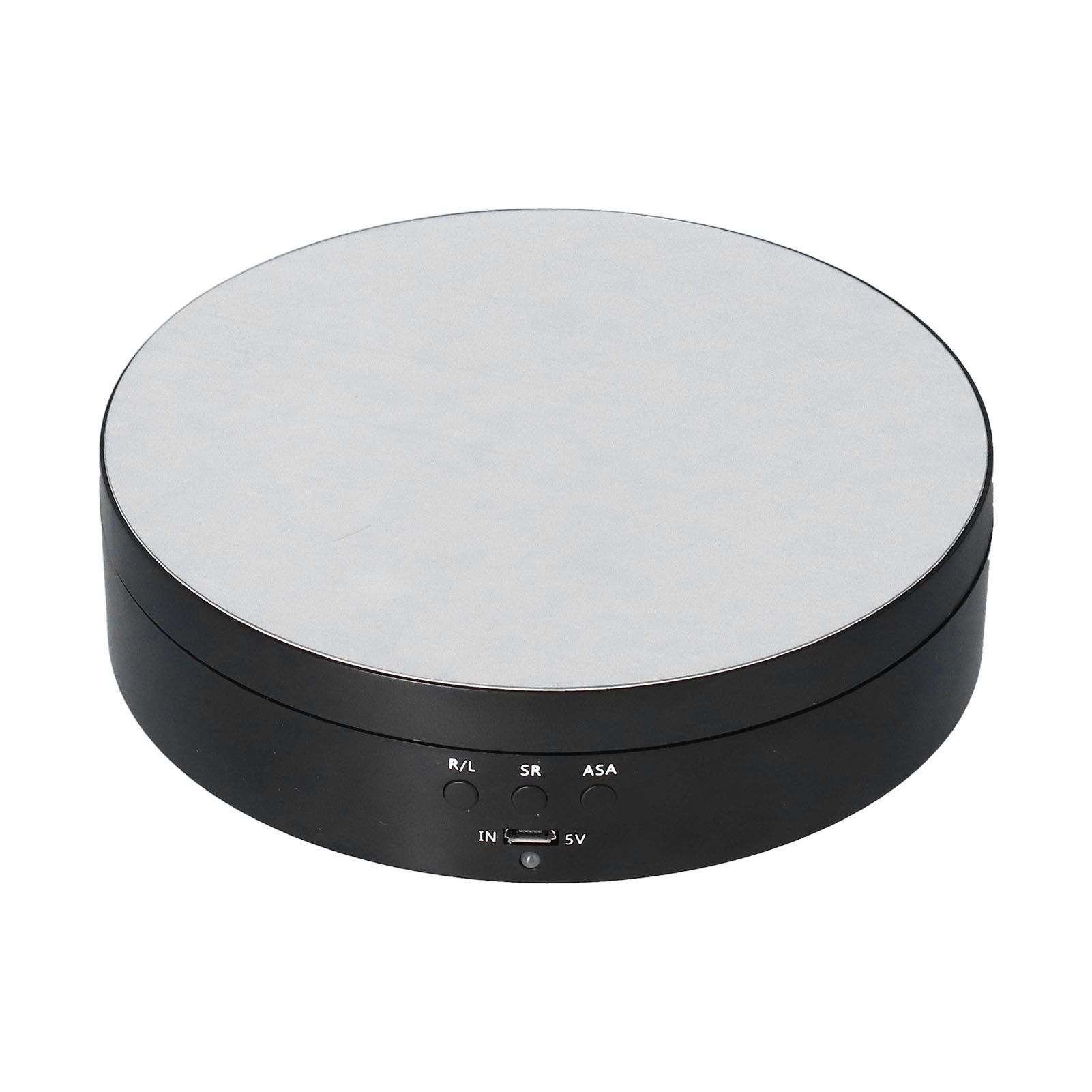 Motorized Rotating Display Stand 138mm Electric Rotating Turntable 3 Speed Adjustable USB Powered Jewelry Display BracketBlack - Image 3