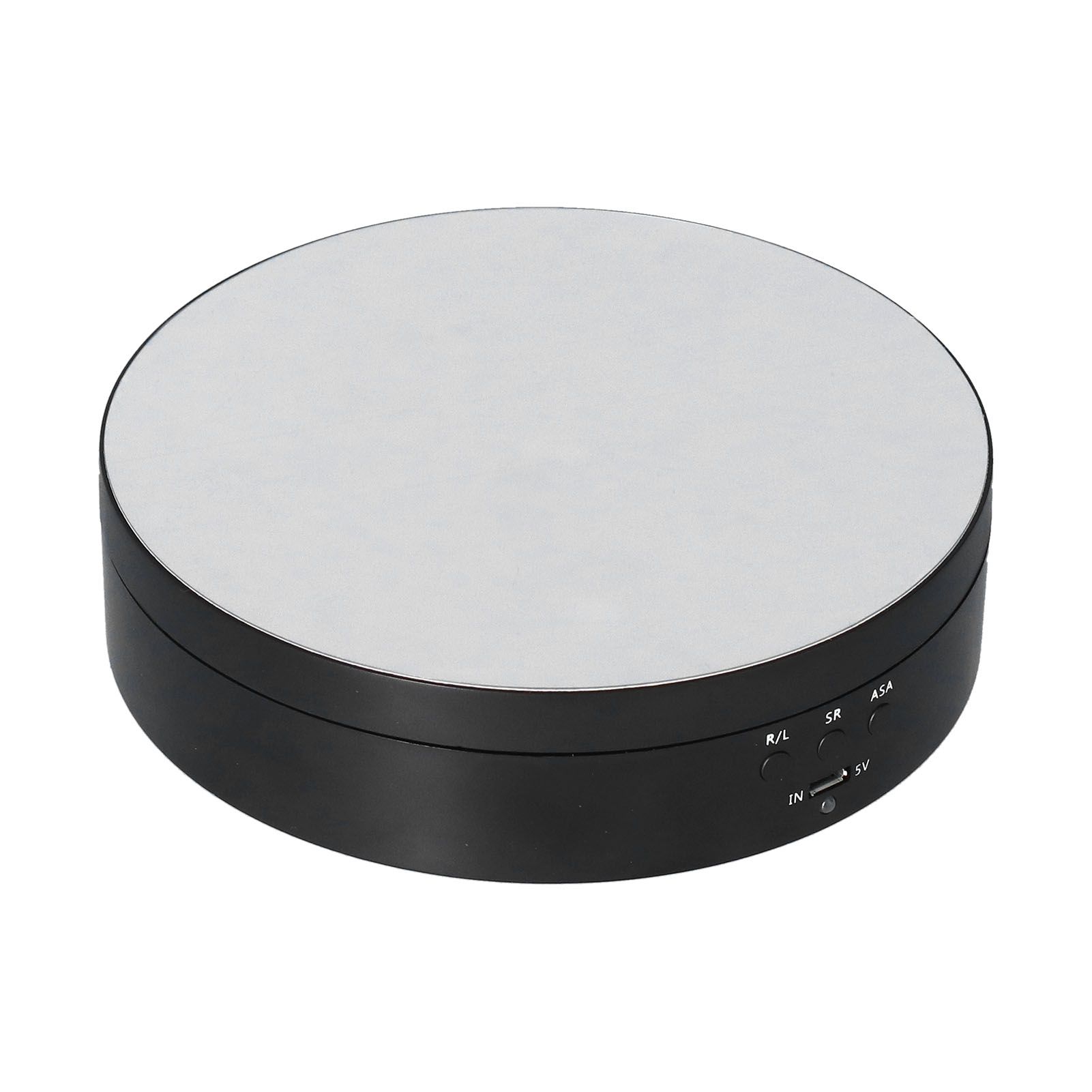 Motorized Rotating Display Stand 138mm Electric Rotating Turntable 3 Speed Adjustable USB Powered Jewelry Display BracketBlack - Image 4