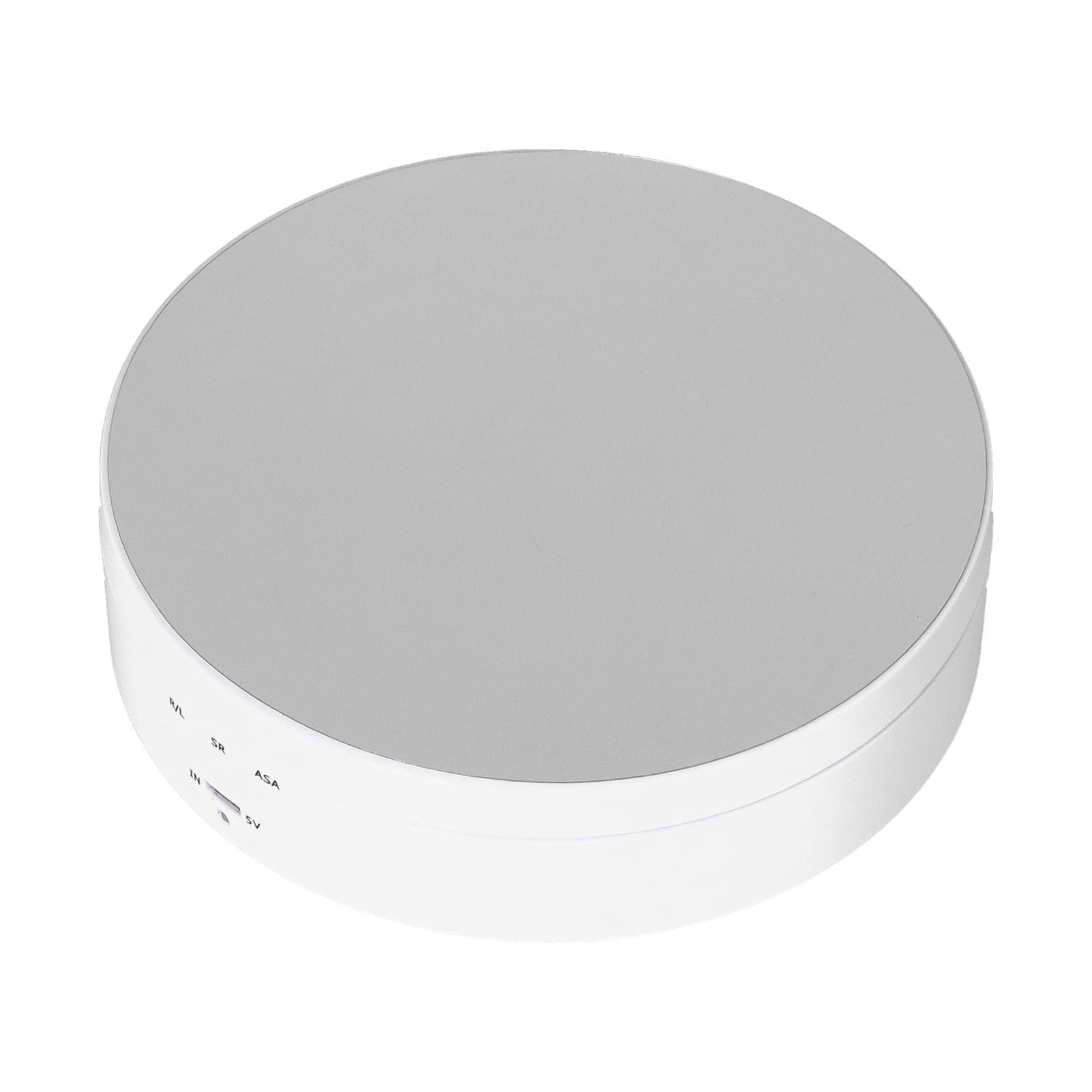 Motorized Rotating Display Stand 138mm Electric Rotating Turntable 3 Speed Adjustable USB Powered Jewelry Display BracketWhite - Image 3
