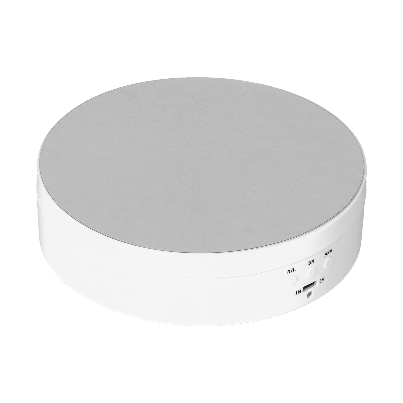 Motorized Rotating Display Stand 138mm Electric Rotating Turntable 3 Speed Adjustable USB Powered Jewelry Display BracketWhite - Image 6