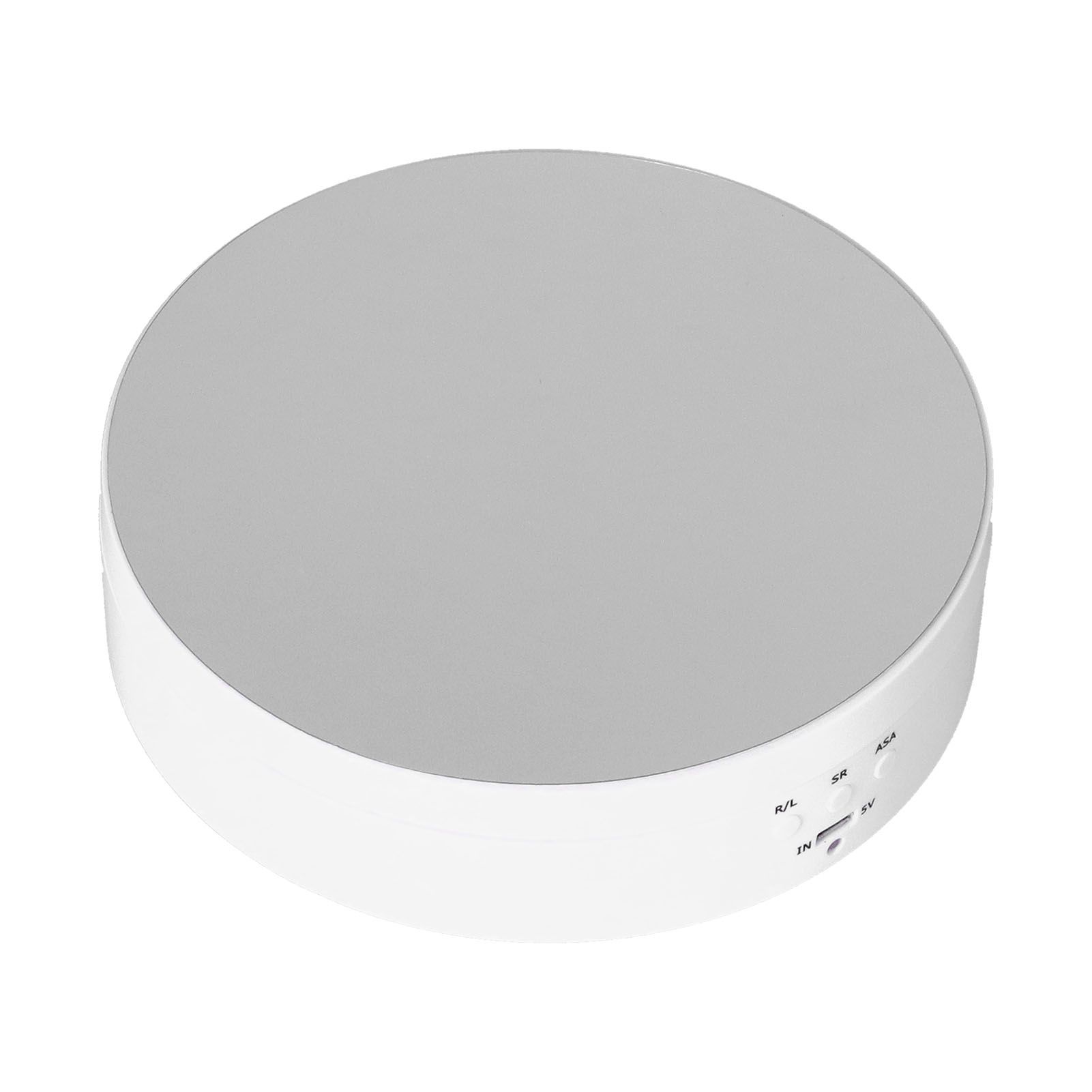 Motorized Rotating Display Stand 138mm Electric Rotating Turntable 3 Speed Adjustable USB Powered Jewelry Display BracketWhite - Image 7