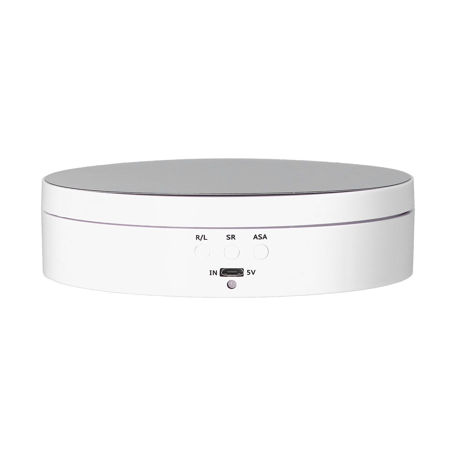 Motorized Rotating Display Stand 138mm Electric Rotating Turntable 3 Speed Adjustable USB Powered Jewelry Display BracketWhite - Image 8