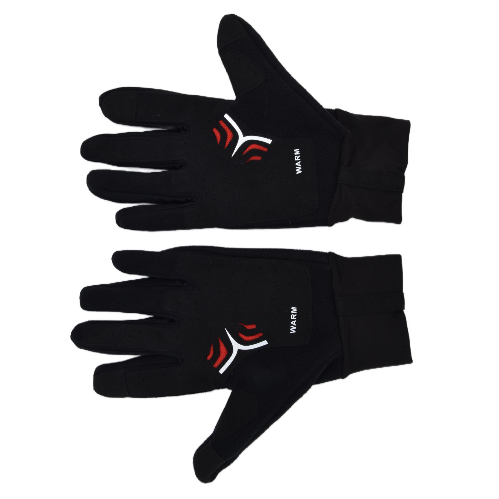 Cycling Gloves Touch Sensitive Waterproof Black Non Slip Windproof Gloves for Outdoor Cycling TravelM - Image 8