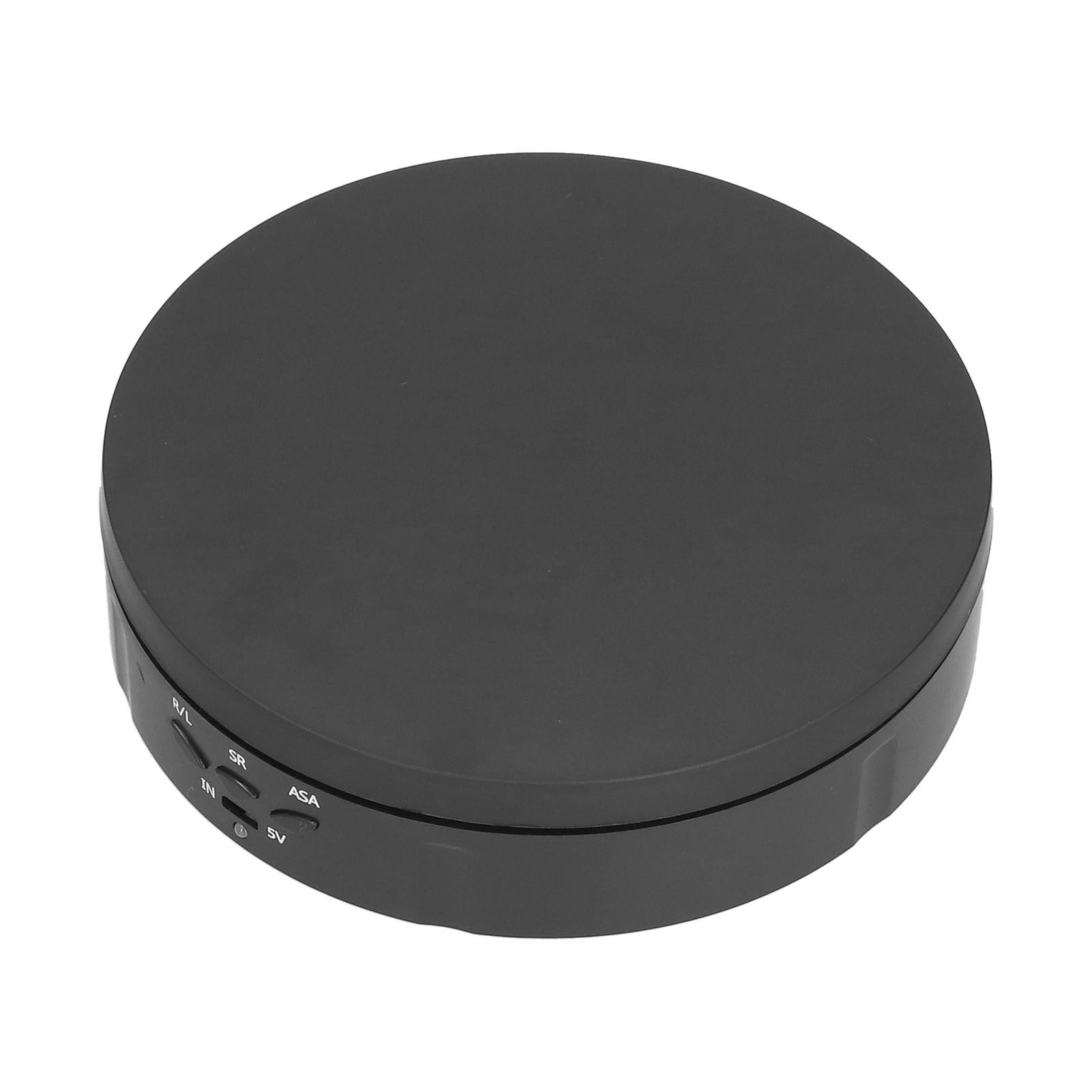 145mm 360° Round Auto Rotating Display Stand 3 Speed Control USB Powered Jewelry Turntable for ExhibitionBlack - Image 4