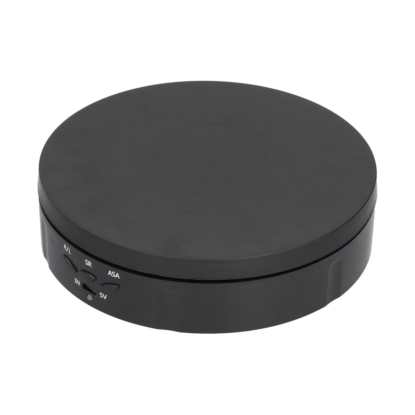 145mm 360° Round Auto Rotating Display Stand 3 Speed Control USB Powered Jewelry Turntable for ExhibitionBlack - Image 5
