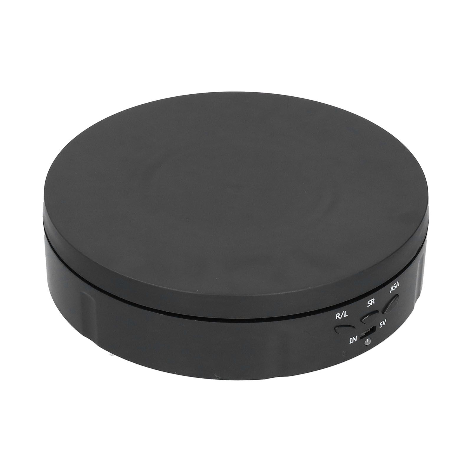 145mm 360° Round Auto Rotating Display Stand 3 Speed Control USB Powered Jewelry Turntable for ExhibitionBlack - Image 7