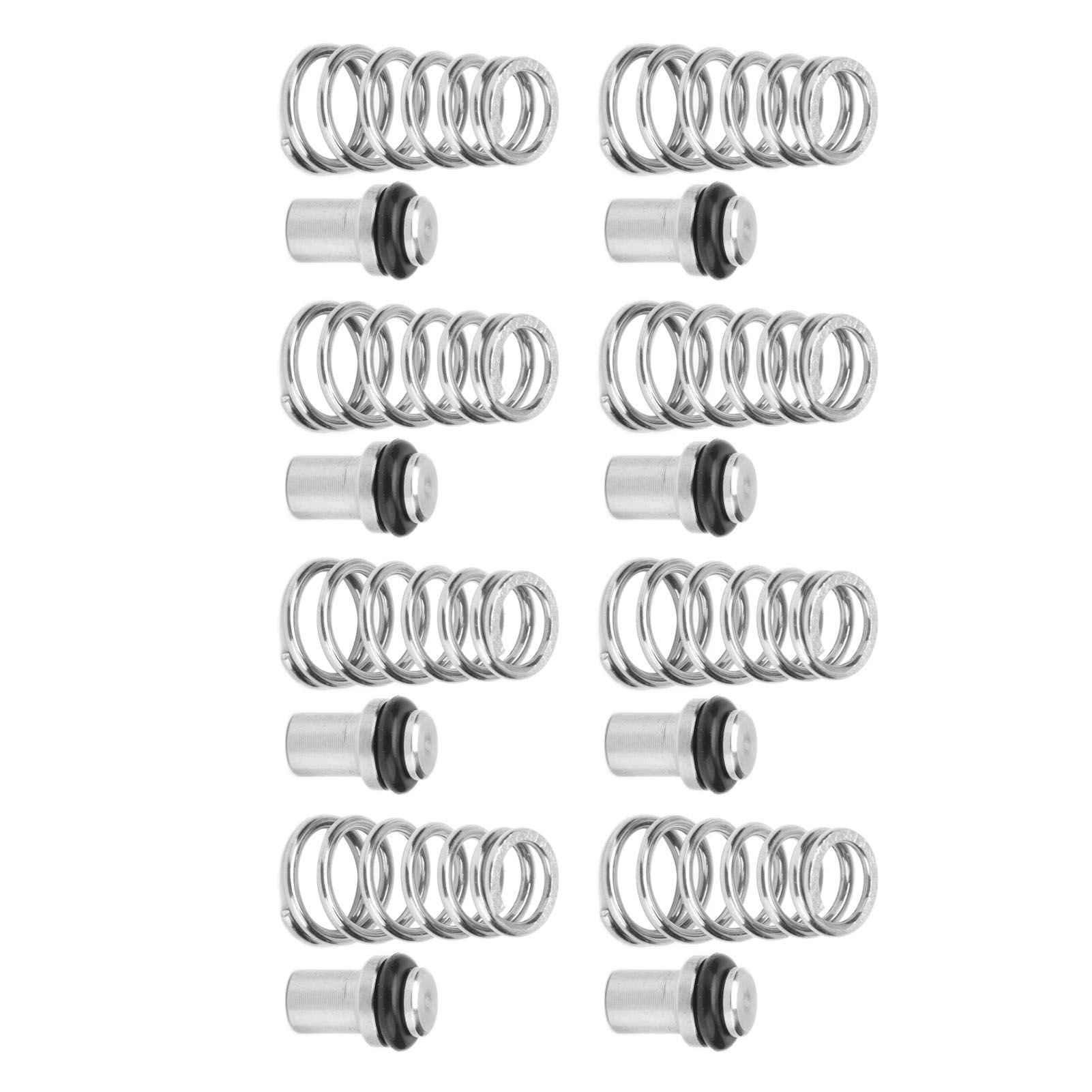 8Pcs Poppet Valve Good Airtightness No Leakage Corrosion Resistant Easily Use Install Ball Lock Poppet Valve - Image 5