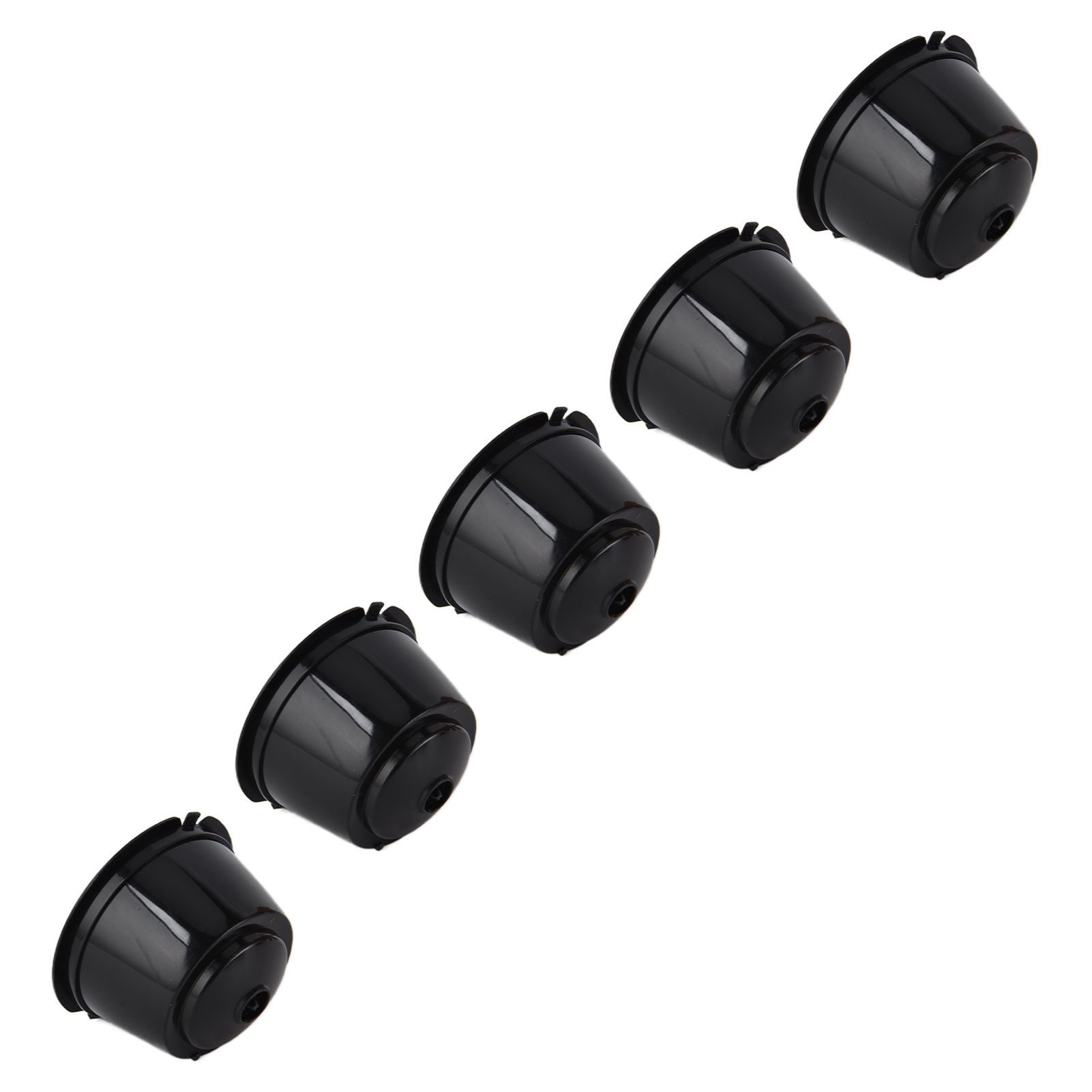 5Pcs 50ml Coffee Capsule Reusable Coffee Filter Cup with Spoon for DOLCE GUSTO Coffee MachineBlack - Image 7