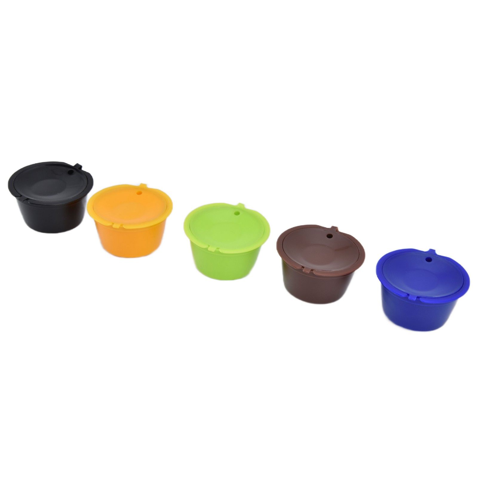 5Pcs Reusable Coffee Pod 50ml Refillable Coffee Capsule with Spoon Convenient to Use for Dolce Gusto - Image 2