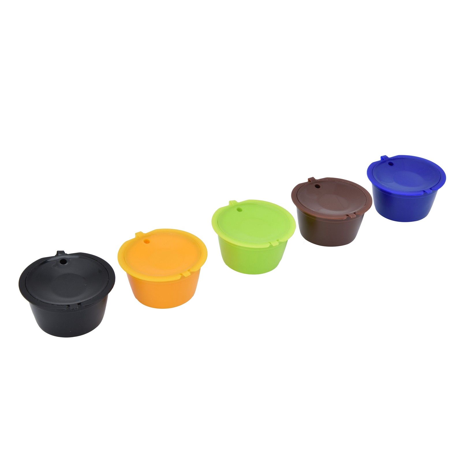 5Pcs Reusable Coffee Pod 50ml Refillable Coffee Capsule with Spoon Convenient to Use for Dolce Gusto - Image 5