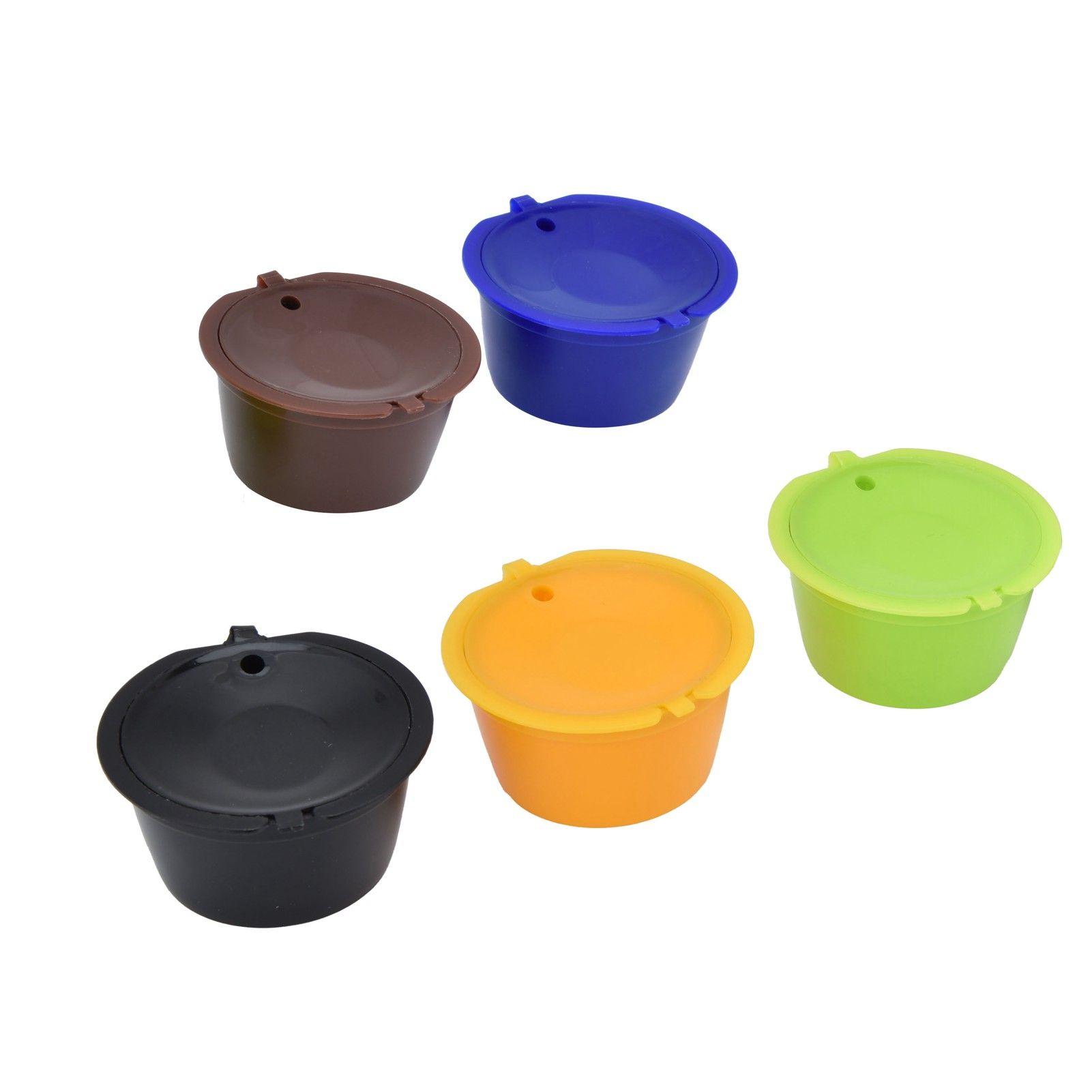 5Pcs Reusable Coffee Pod 50ml Refillable Coffee Capsule with Spoon Convenient to Use for Dolce Gusto - Image 6
