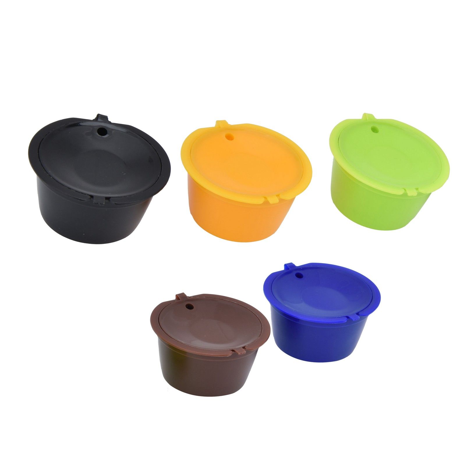 5Pcs Reusable Coffee Pod 50ml Refillable Coffee Capsule with Spoon Convenient to Use for Dolce Gusto - Image 8