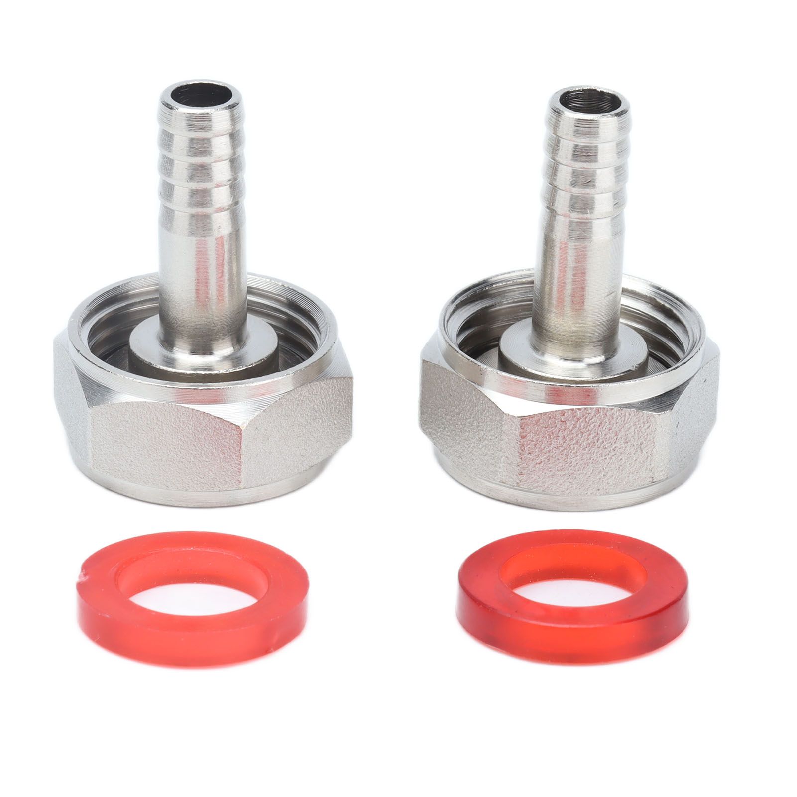 2PCS American Type Keg Coupler Stainless Steel Beer Barrel Connector for 5/16in ID Beer Hose - Image 1