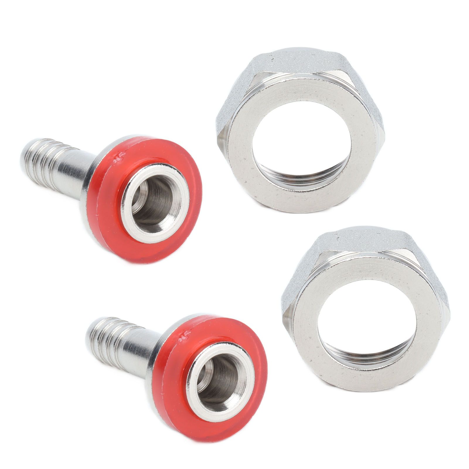 2PCS American Type Keg Coupler Stainless Steel Beer Barrel Connector for 5/16in ID Beer Hose - Image 3