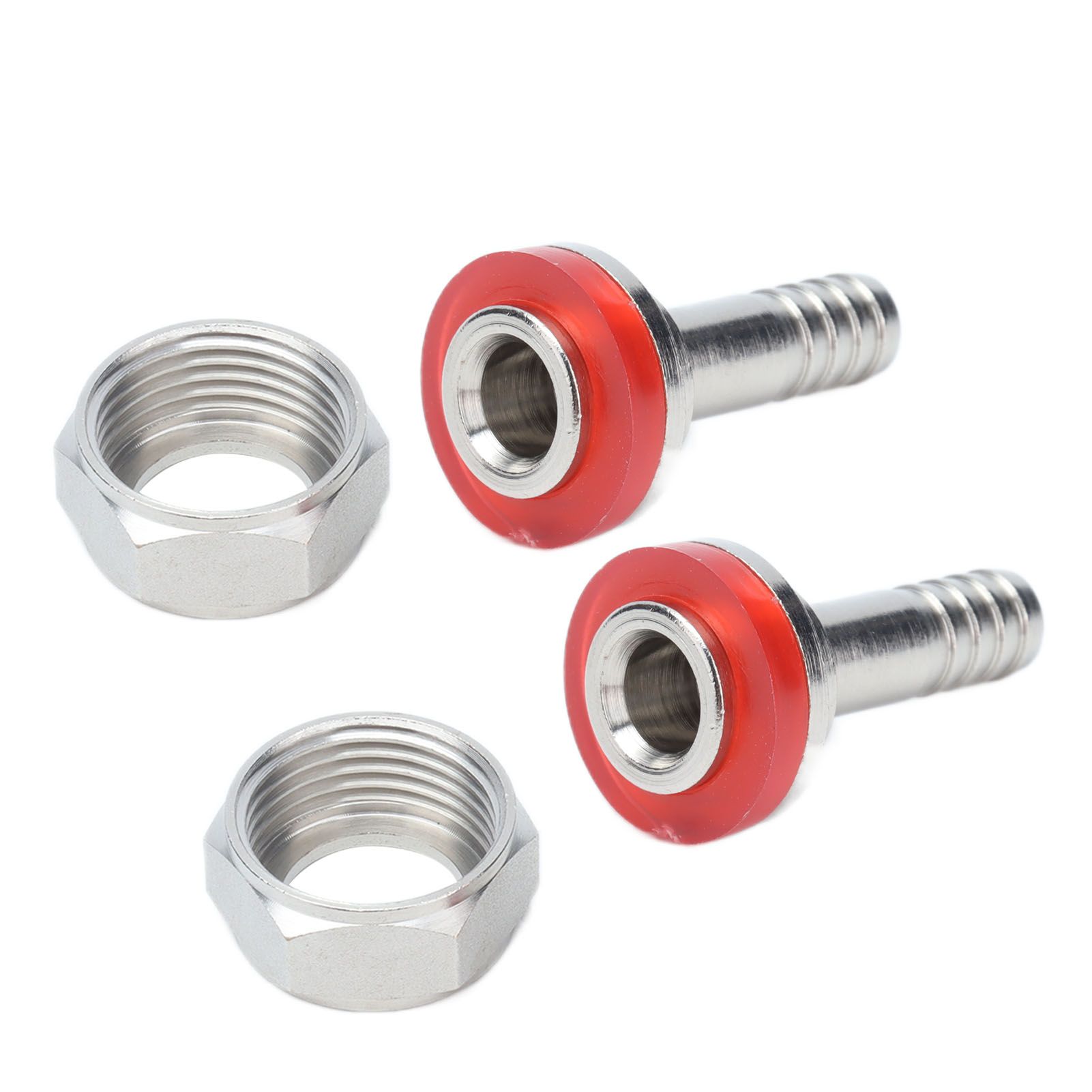 2PCS American Type Keg Coupler Stainless Steel Beer Barrel Connector for 5/16in ID Beer Hose - Image 8