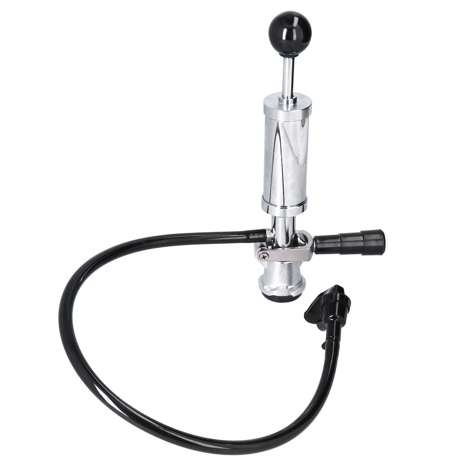 Beer Keg Pump with Black Beer Faucet Stainless Steel Draft Beer Party Pump for American D System Kegs - Image 3