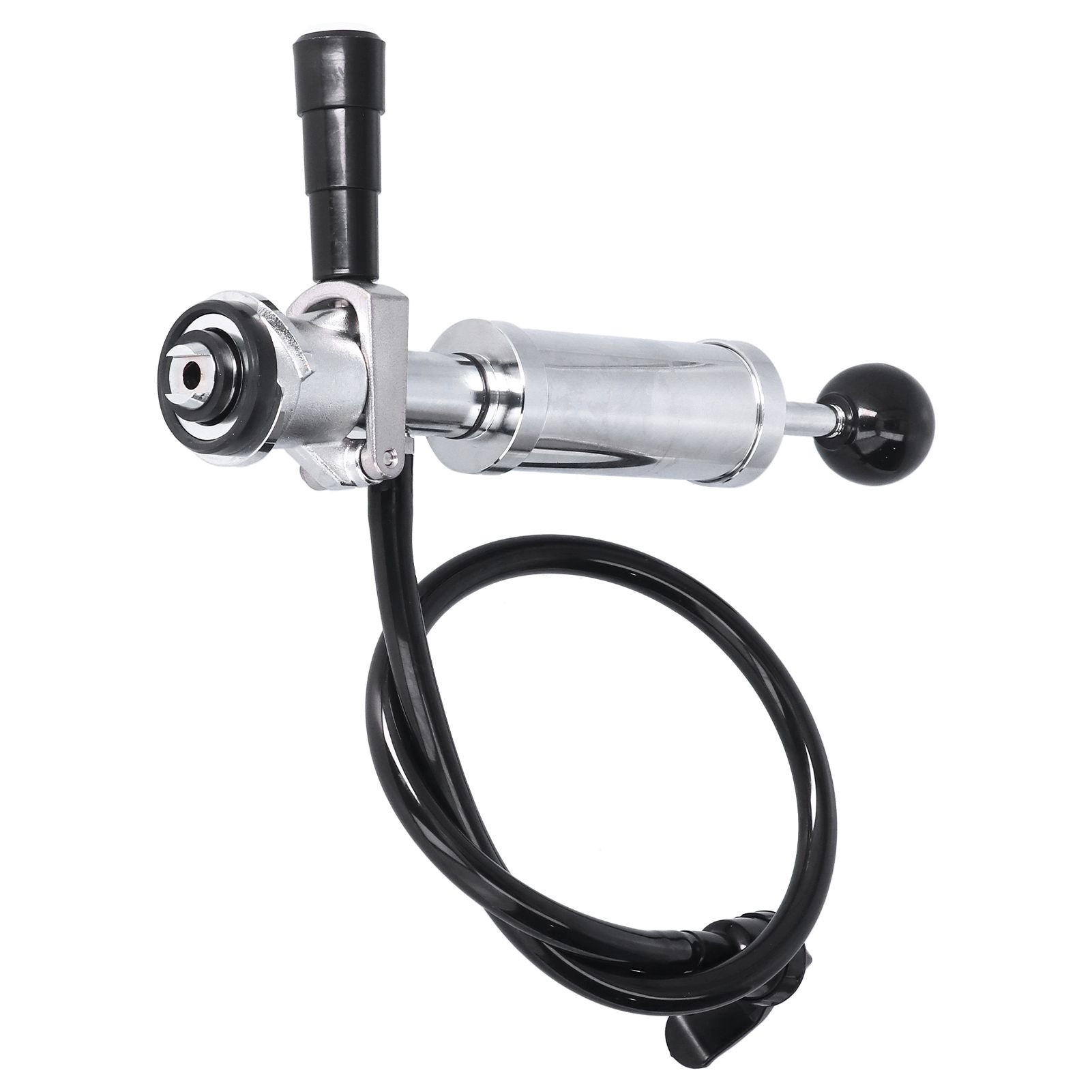 Beer Keg Pump with Black Beer Faucet Stainless Steel Draft Beer Party Pump for American D System Kegs - Image 4