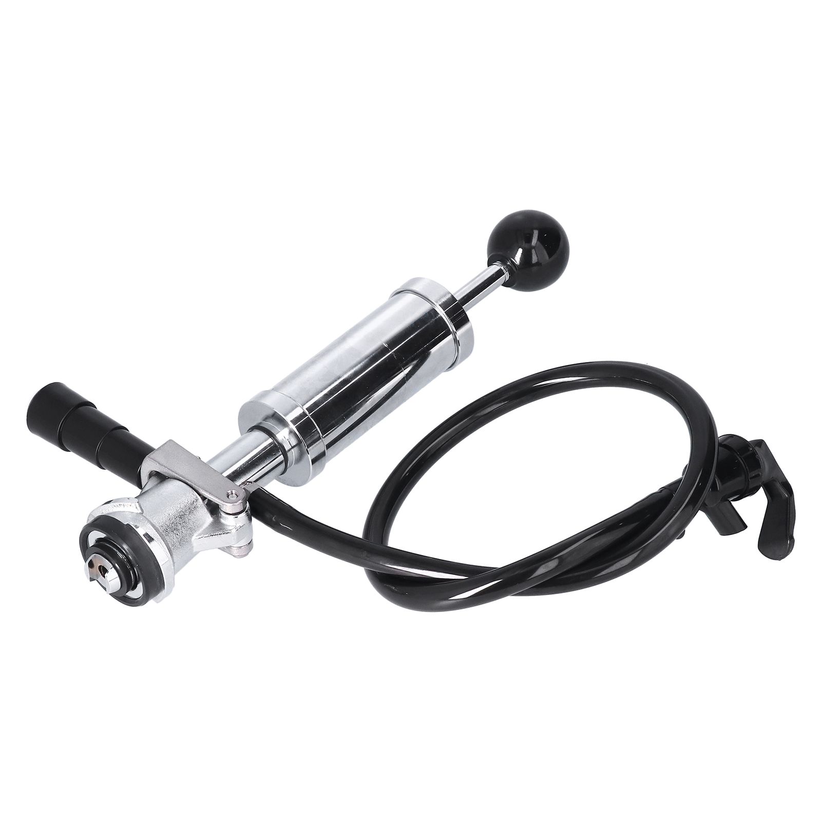 Beer Keg Pump with Black Beer Faucet Stainless Steel Draft Beer Party Pump for American D System Kegs - Image 8