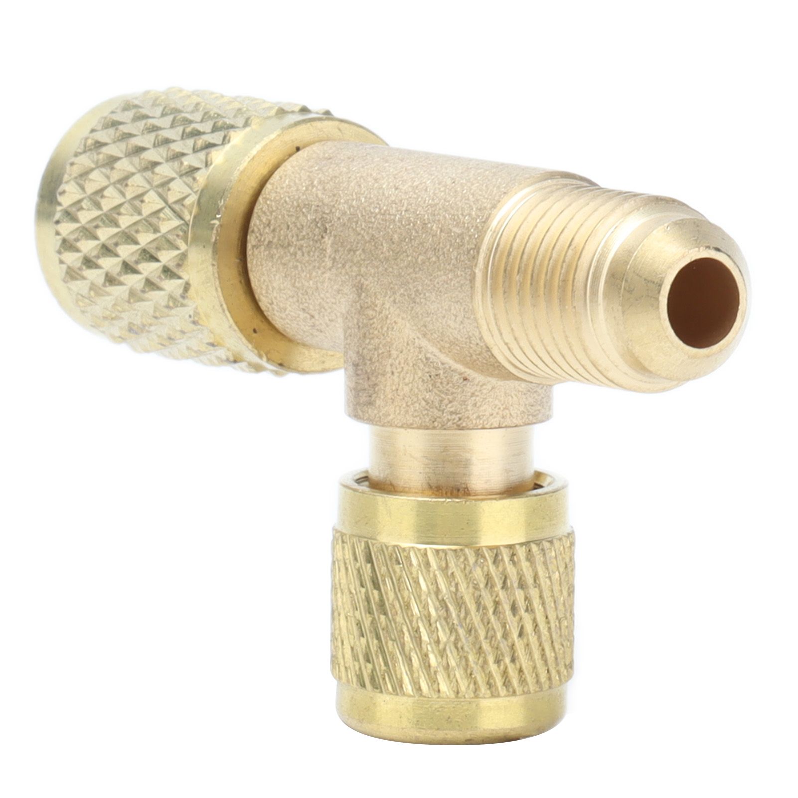 1/4SAE Exhaust Valve Air Conditioning Refrigeration Charging Adapter Valve for R22 R12 R134 - Image 6
