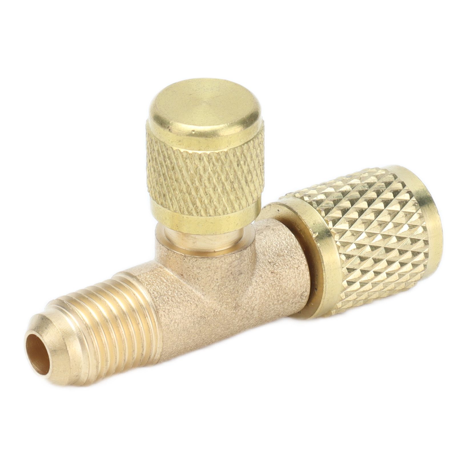 1/4SAE Exhaust Valve Air Conditioning Refrigeration Charging Adapter Valve for R22 R12 R134 - Image 7