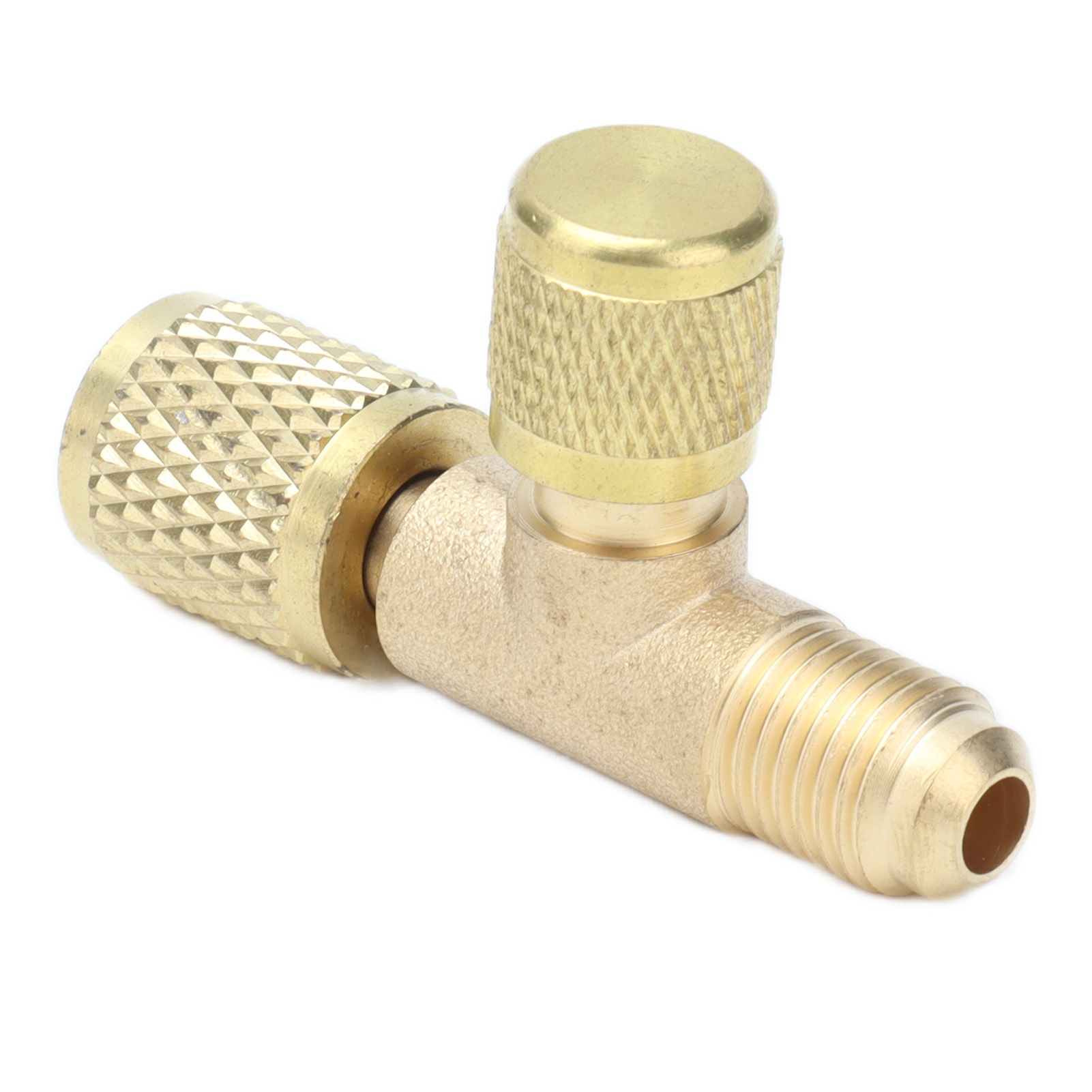 1/4SAE Exhaust Valve Air Conditioning Refrigeration Charging Adapter Valve for R22 R12 R134 - Image 8