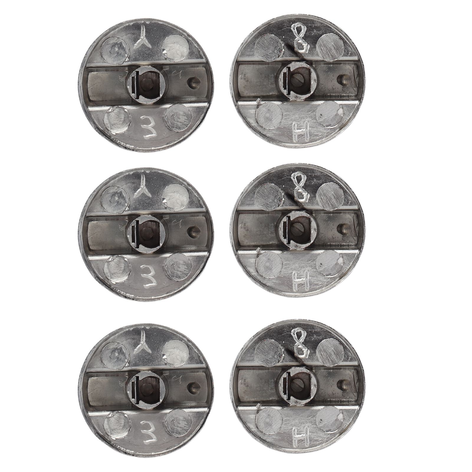 6Pcs 8mm Rotate Knob Zinc Alloy Control Knob Replacement for Kitchen Range Gas Stove Microwave Oven0° - Image 8