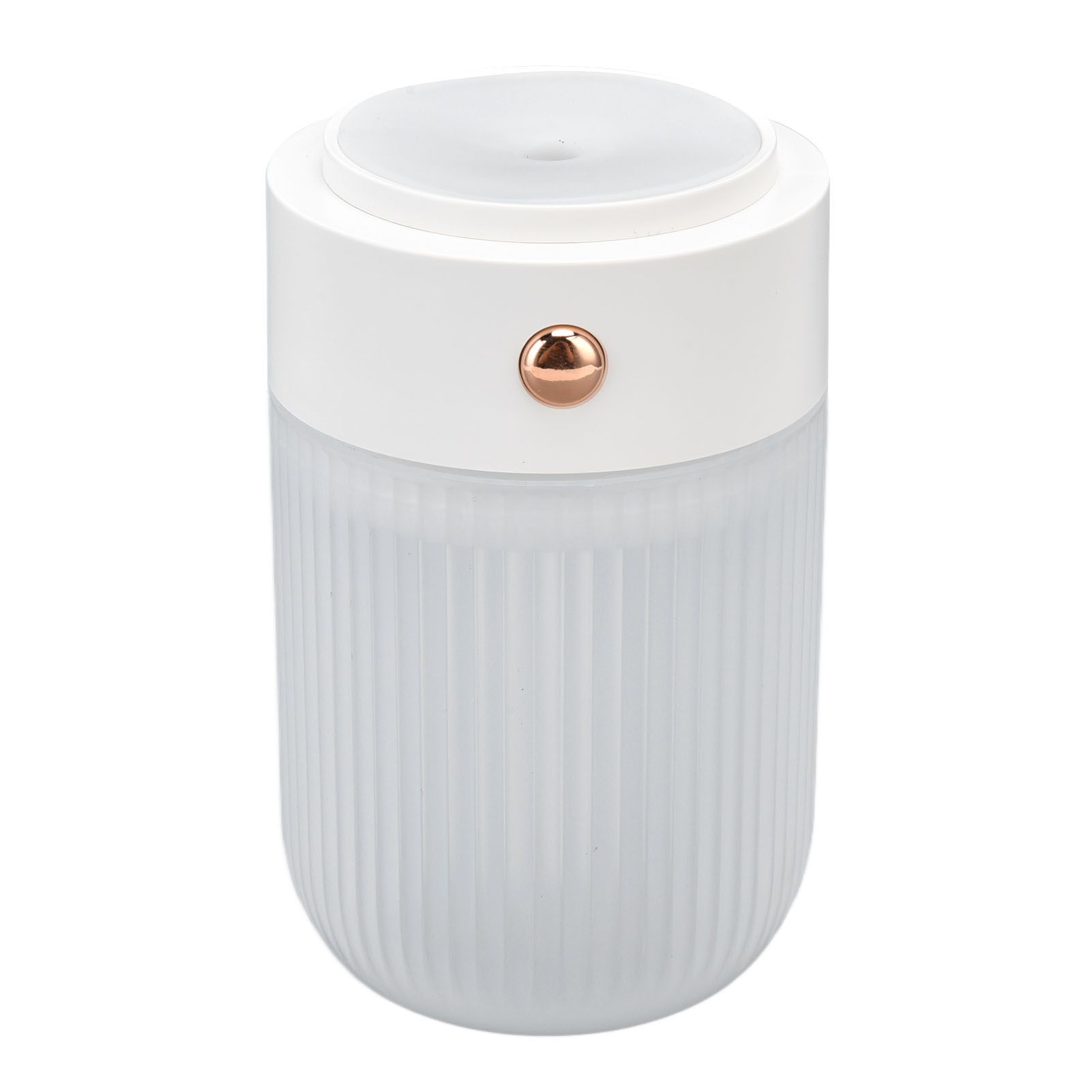 250ml Mini Air Humidifier USB Powered Colorful Lamp Humidifier for Car Office Living RoomWhite - Image 2