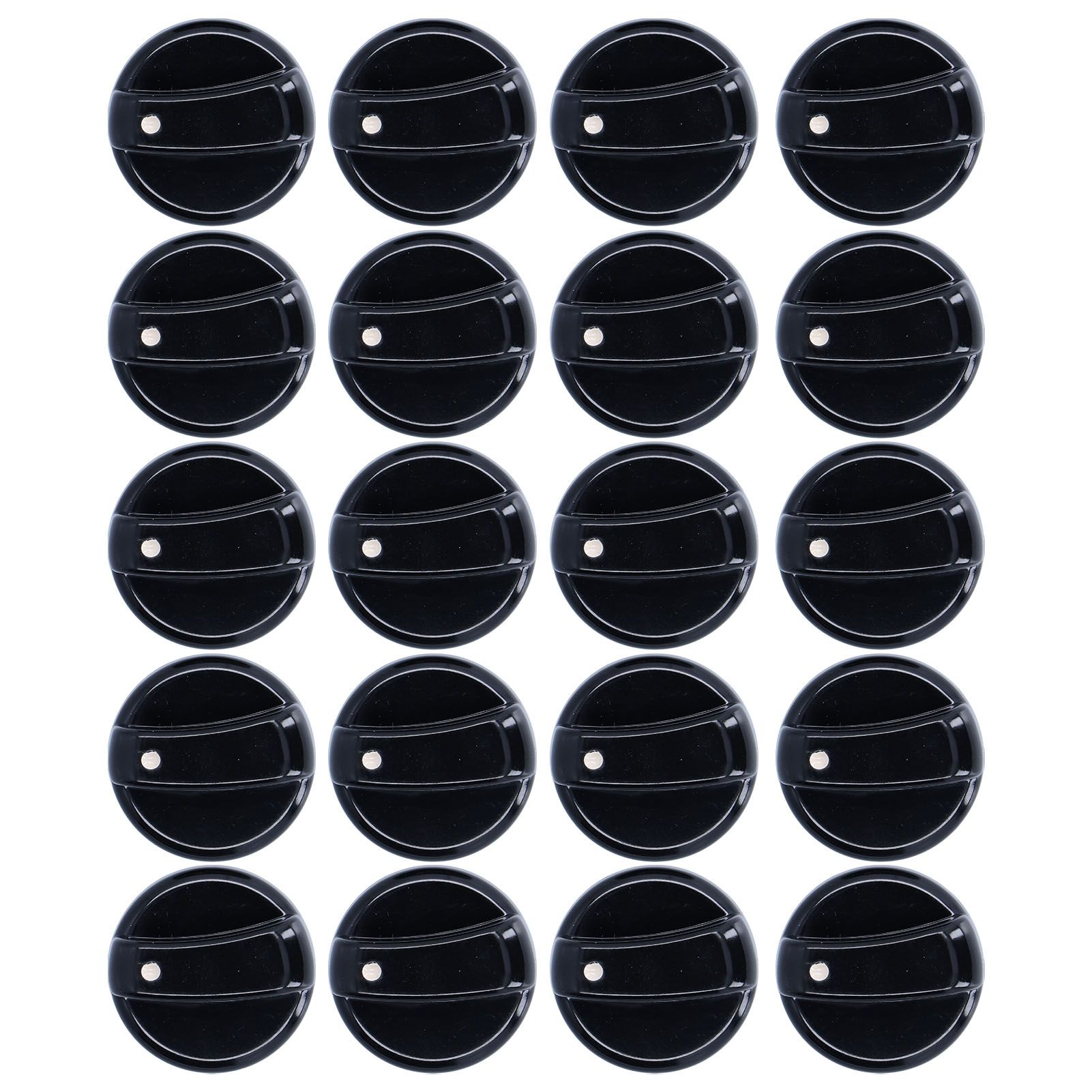 20PCS 8mm Universal Kitchen Range Control Knob ABS for Gas Stove Microwave Oven Water Heater - Image 2
