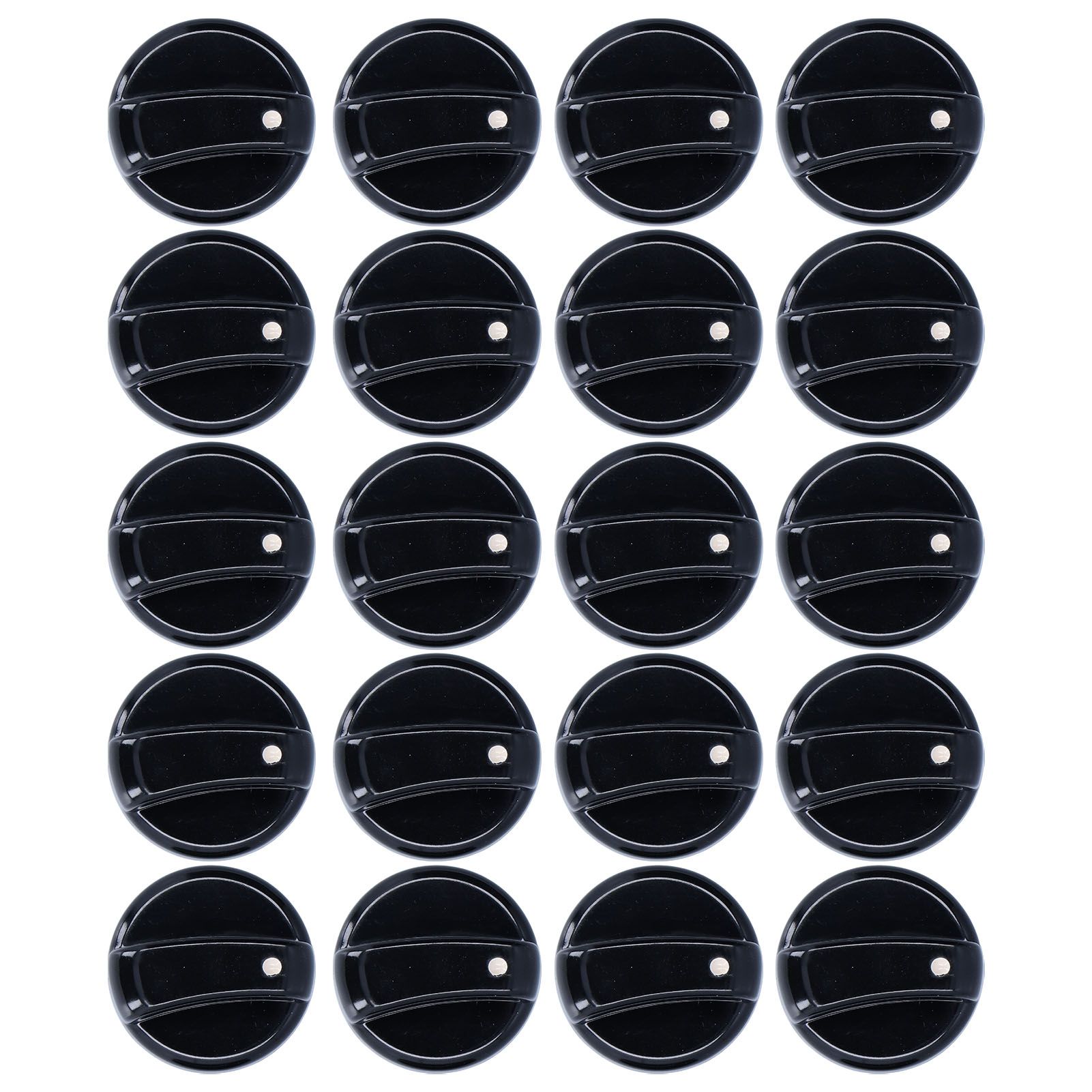 20PCS 8mm Universal Kitchen Range Control Knob ABS for Gas Stove Microwave Oven Water Heater - Image 3