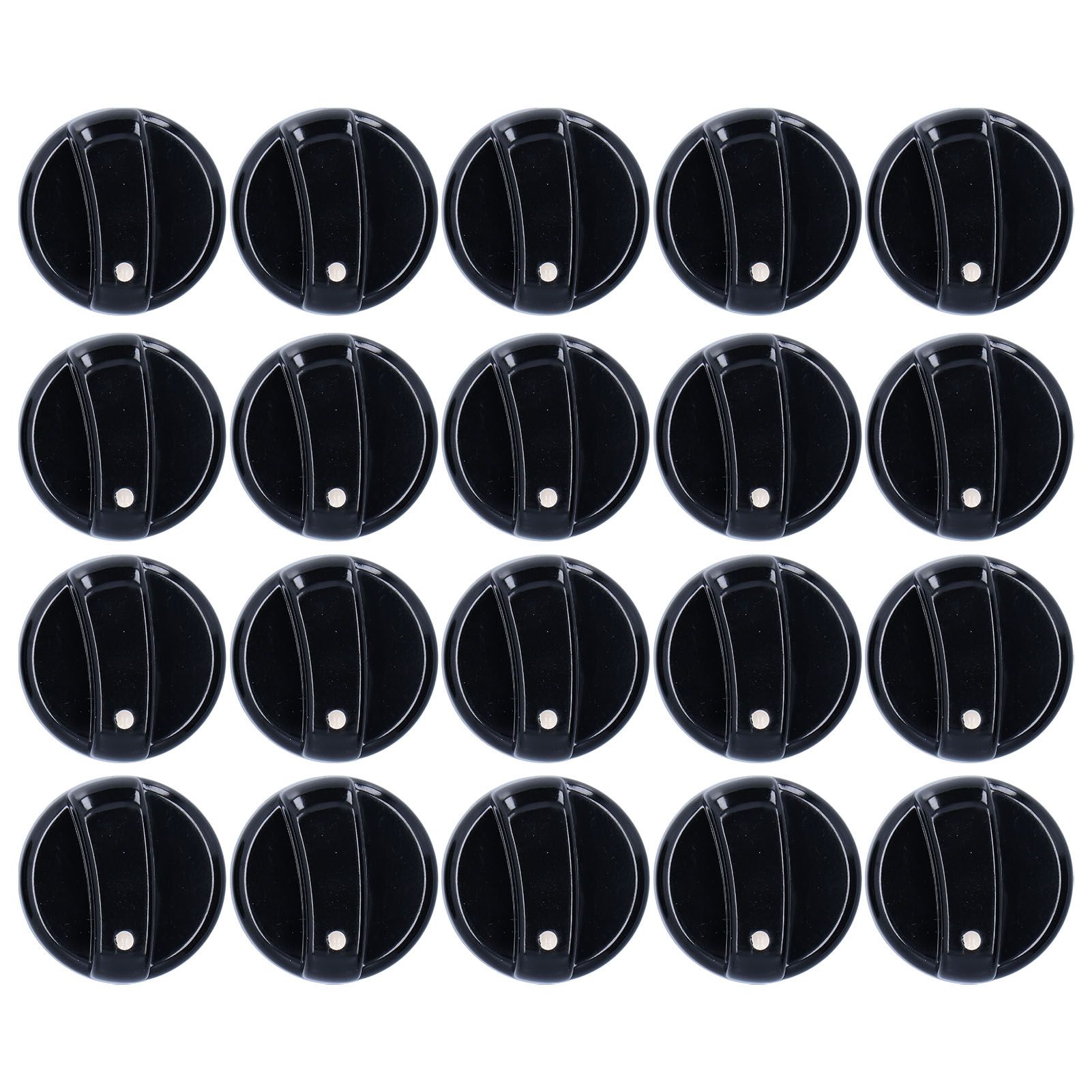 20PCS 8mm Universal Kitchen Range Control Knob ABS for Gas Stove Microwave Oven Water Heater - Image 4