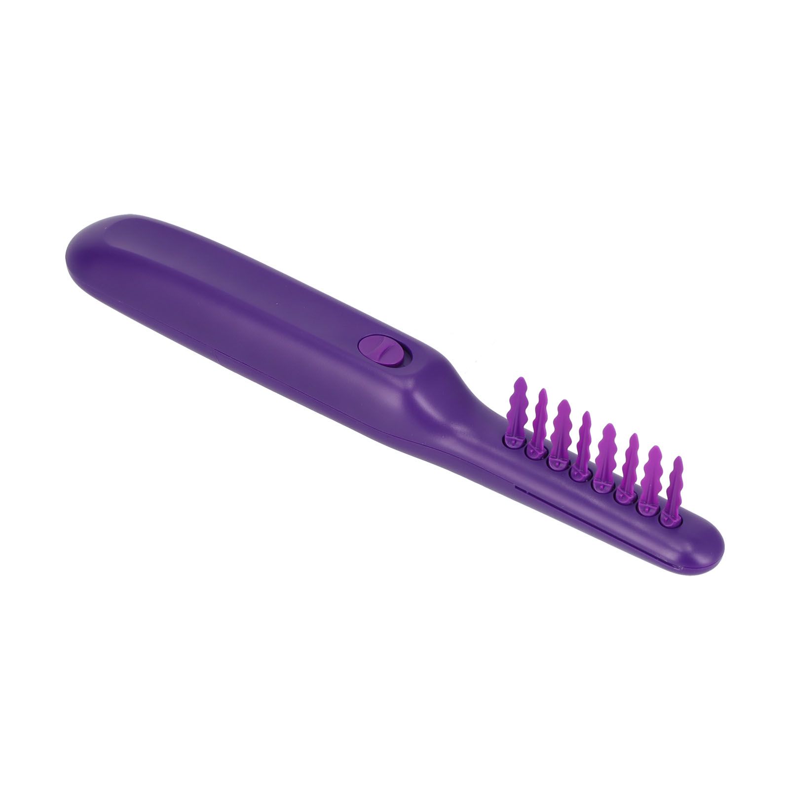 Detangling Brush Purple Anti Knotting Portable Rotatable Wet Dry Dual Use Detangler Comb for Home - Image 2