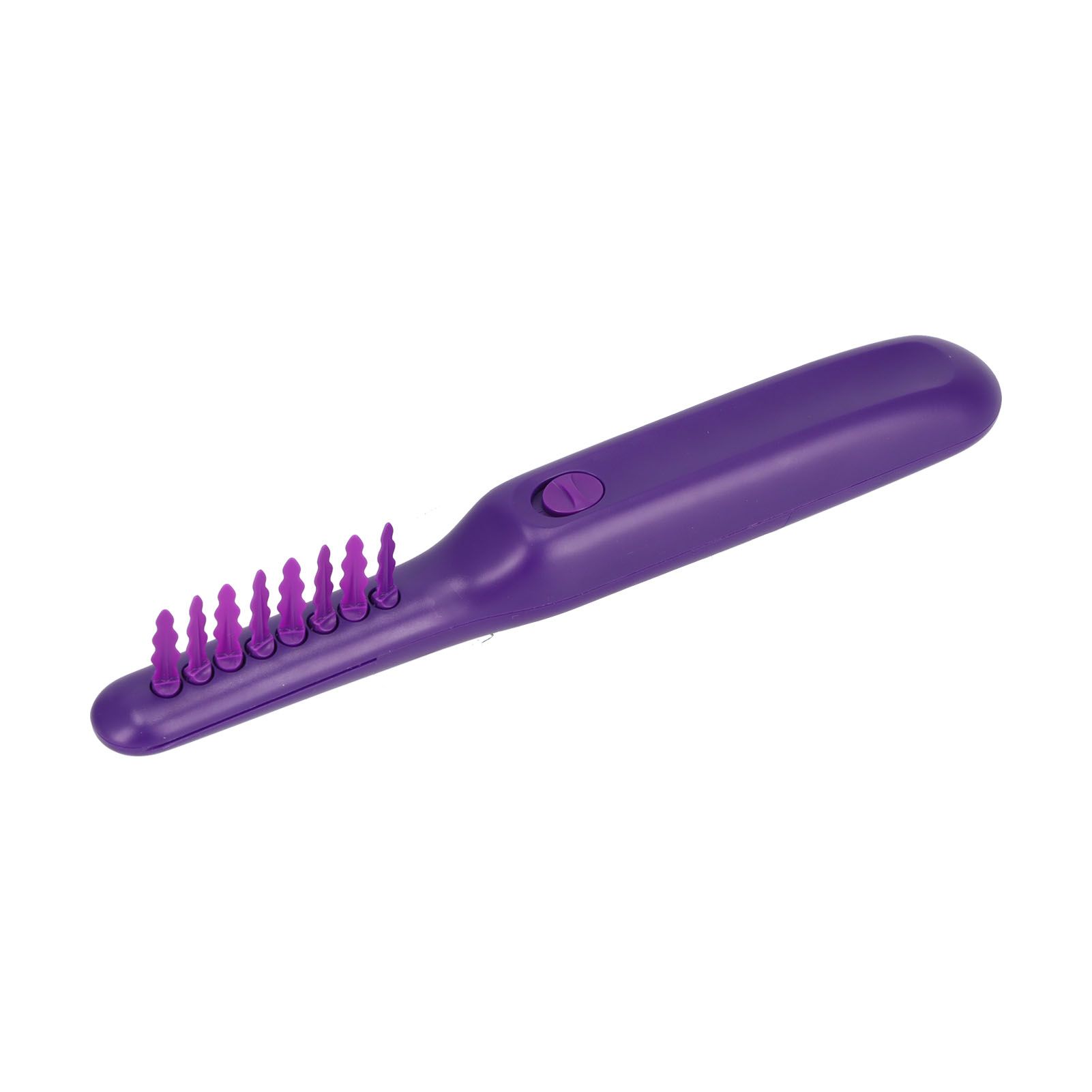 Detangling Brush Purple Anti Knotting Portable Rotatable Wet Dry Dual Use Detangler Comb for Home - Image 3