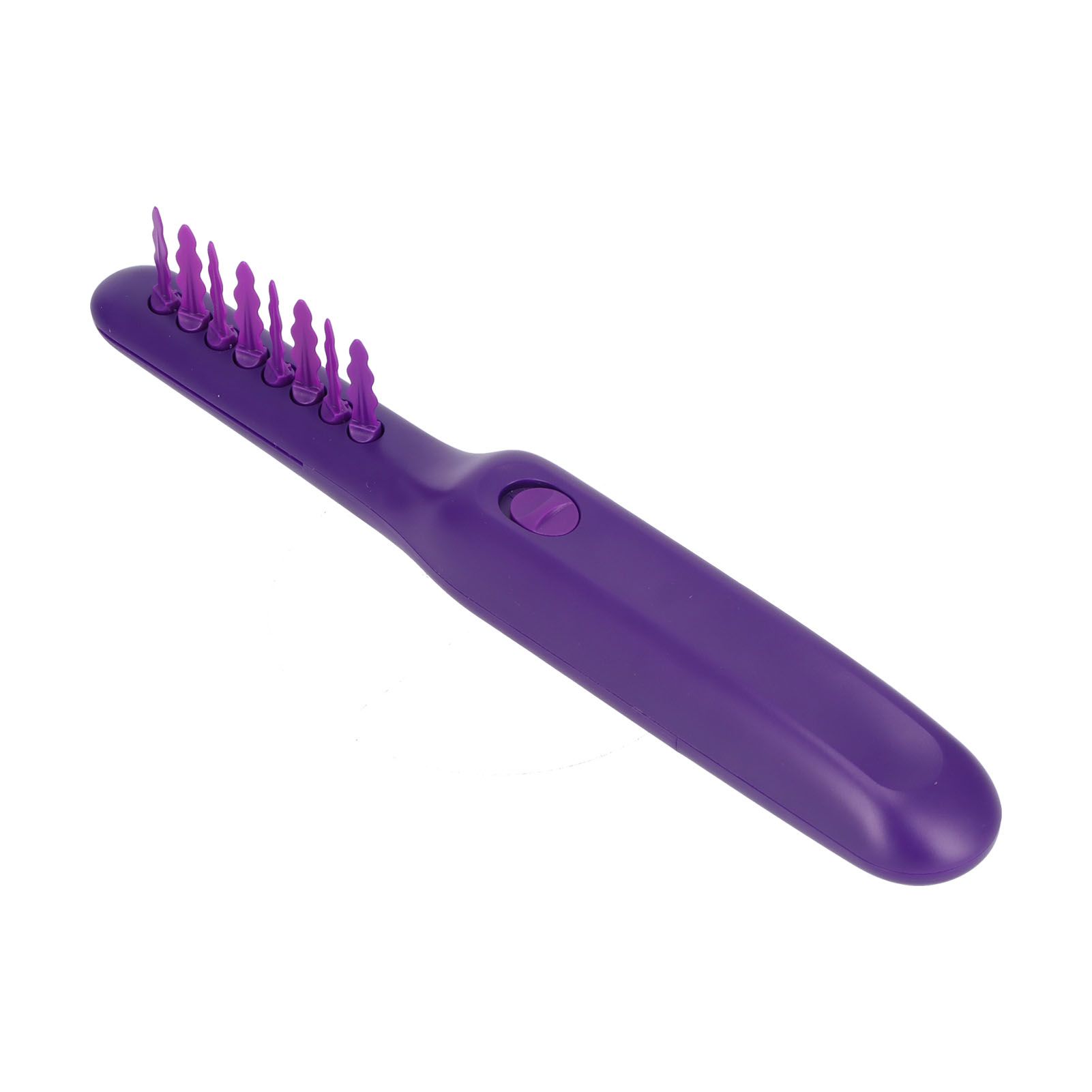 Detangling Brush Purple Anti Knotting Portable Rotatable Wet Dry Dual Use Detangler Comb for Home - Image 5